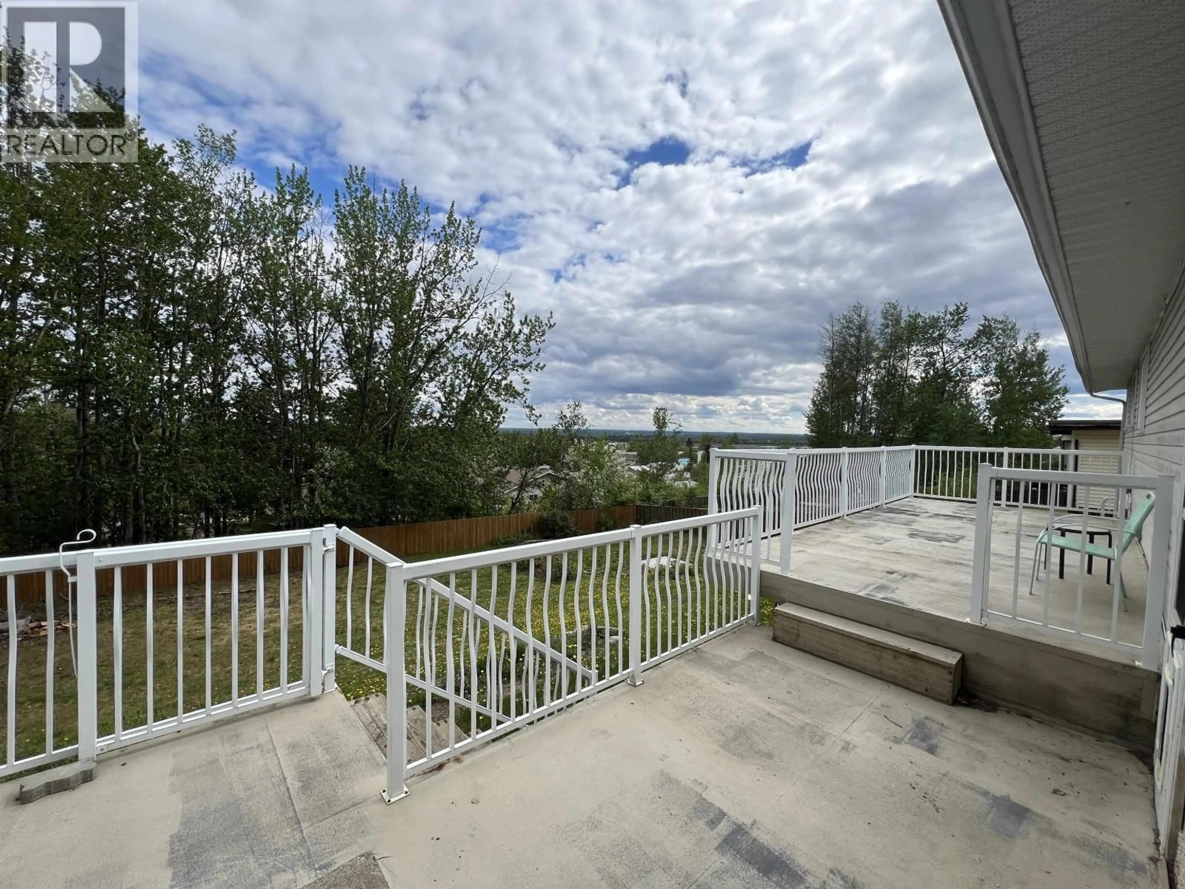 Patio, water/lake/river/ocean view for 5324 51 STREET, Fort Nelson British Columbia V0C1R0