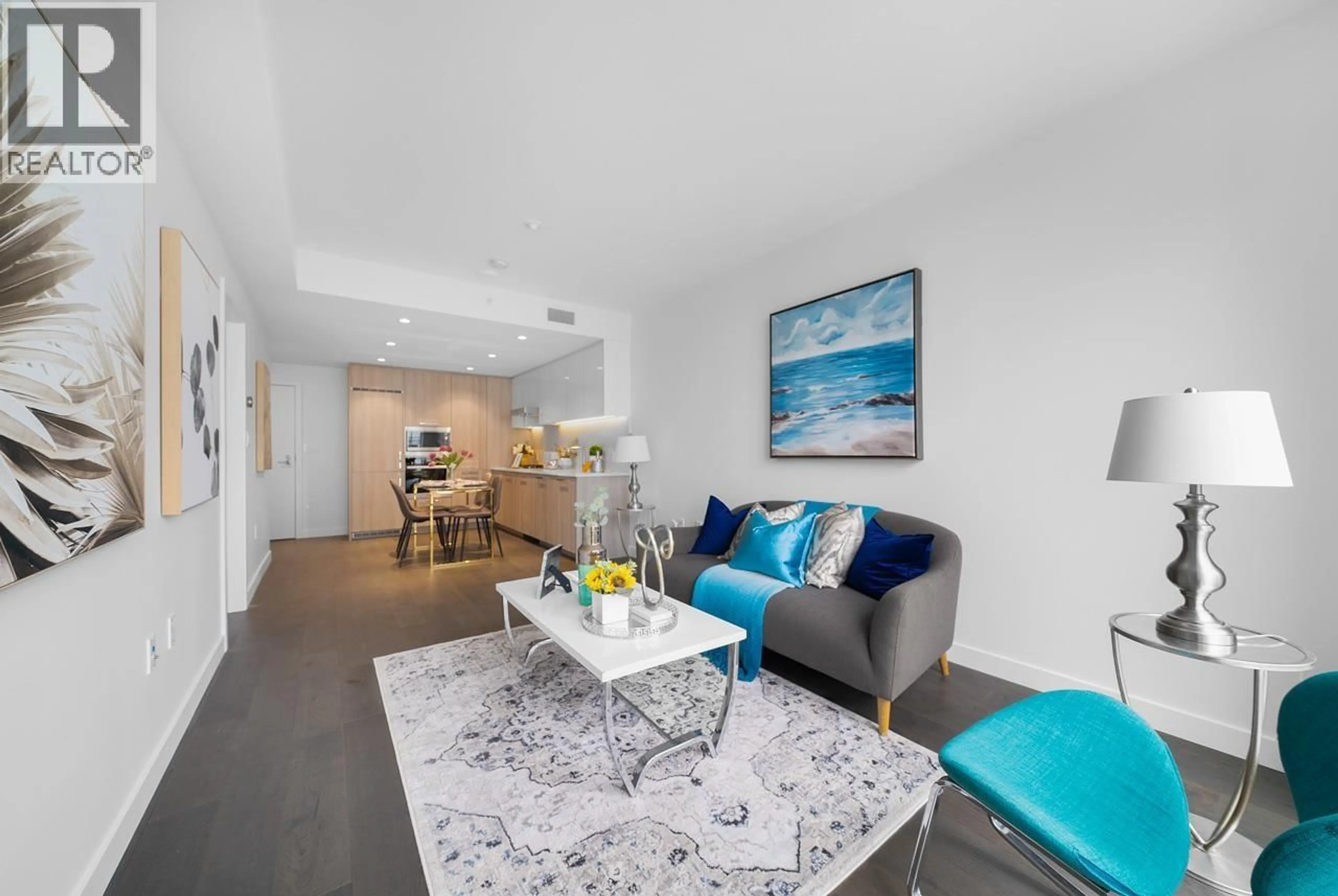 Living room with furniture, unknown for 806 - 3280 CORVETTE WAY, Richmond British Columbia V6X0T9