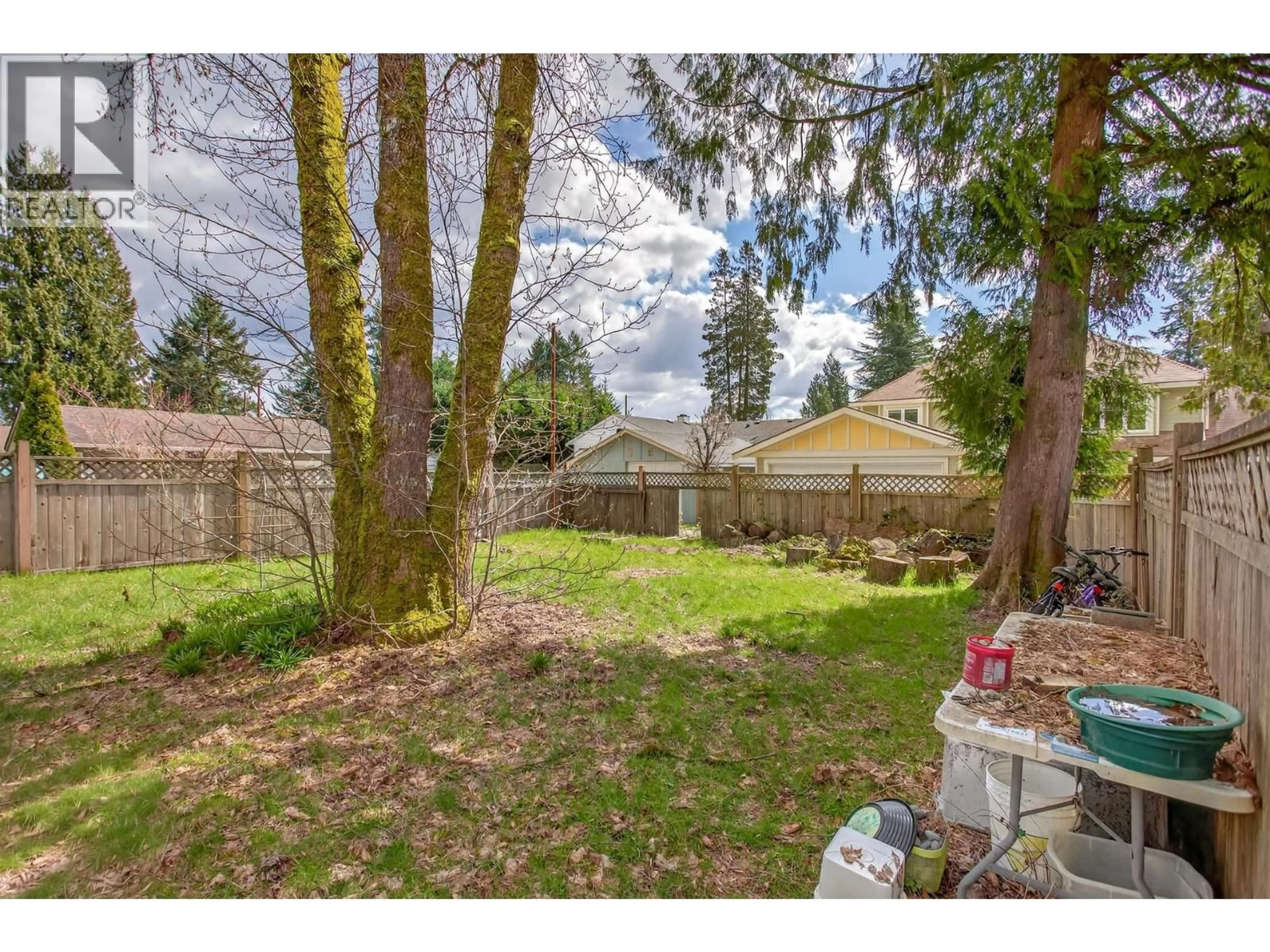 A pic from outside/outdoor area/front of a property/back of a property/a pic from drone, forest/trees view for 1760 JENSEN AVENUE, Port Coquitlam British Columbia V3B2E3