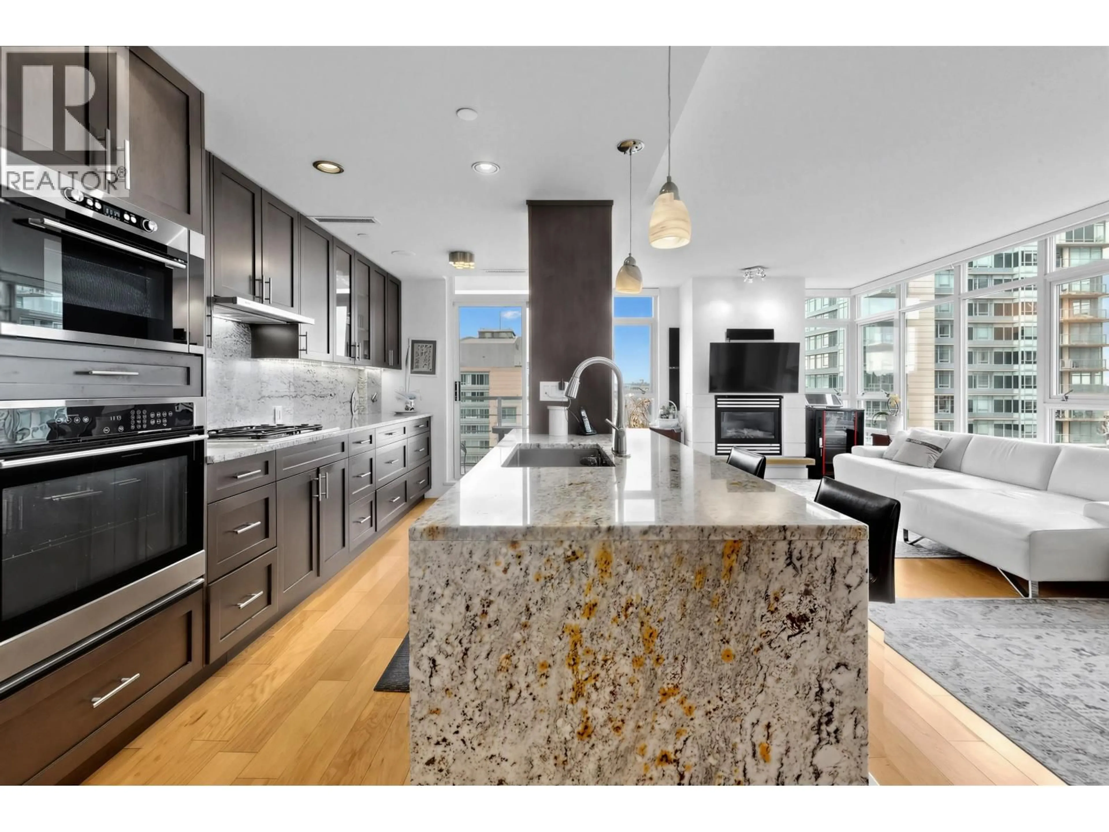 Open concept kitchen, ceramic/tile floor for 2006 - 1483 HOMER STREET, Vancouver British Columbia V6Z3C7