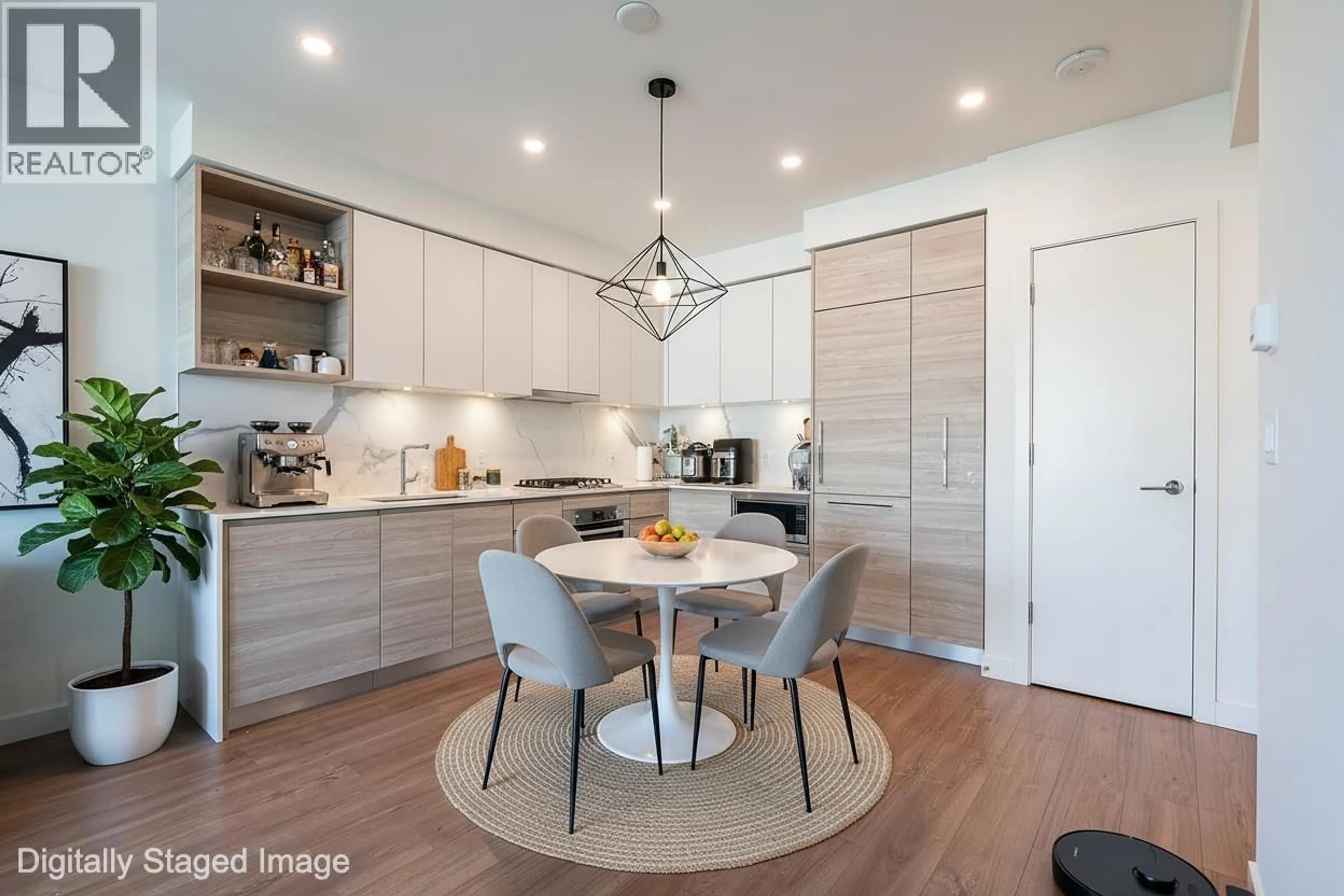 Open concept kitchen, wood/laminate floor for 1108 - 585 AUSTIN AVENUE, Coquitlam British Columbia V3K0G6