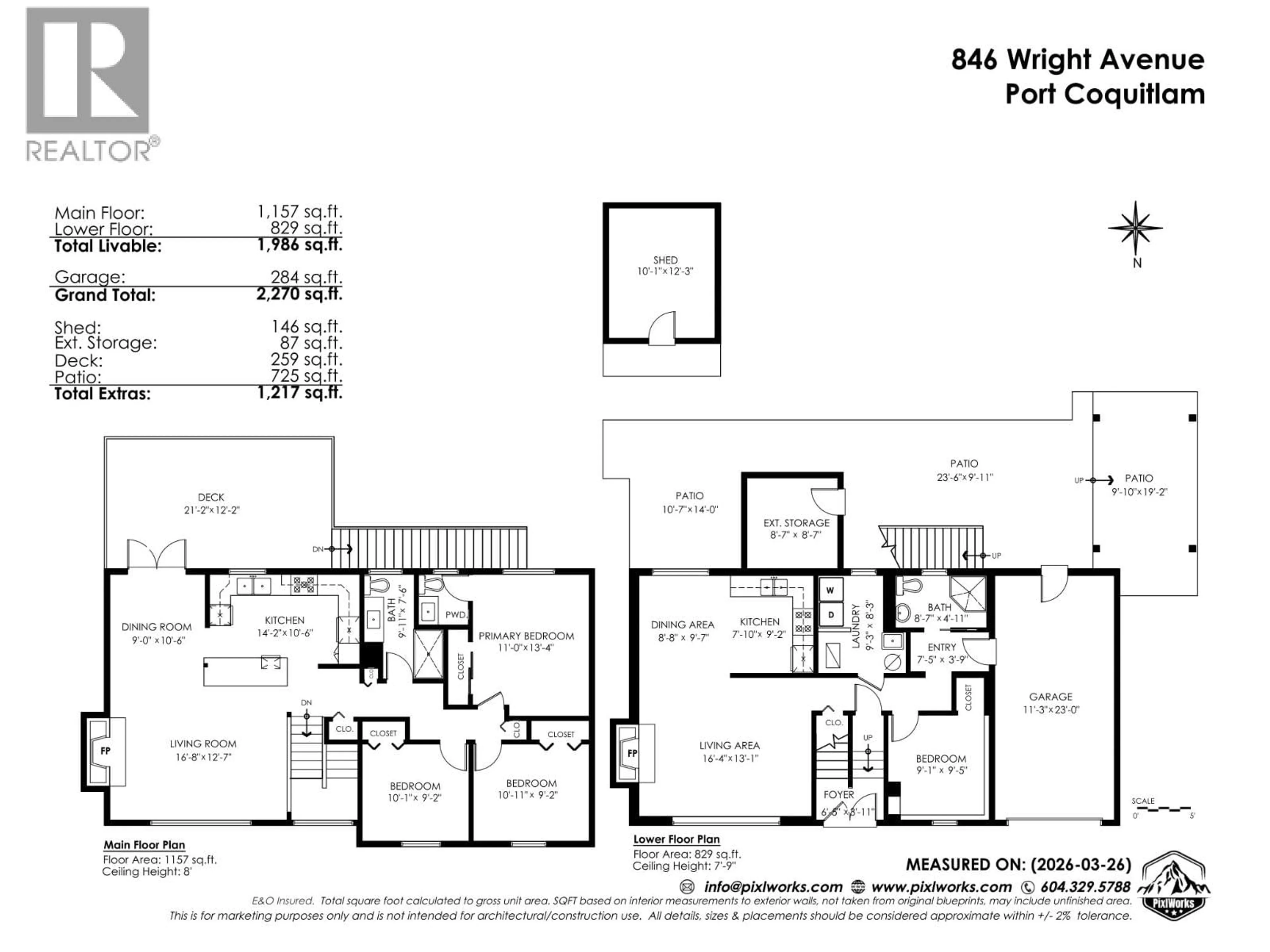 Floor plan for 846 WRIGHT AVENUE, Port Coquitlam British Columbia V3B1W1