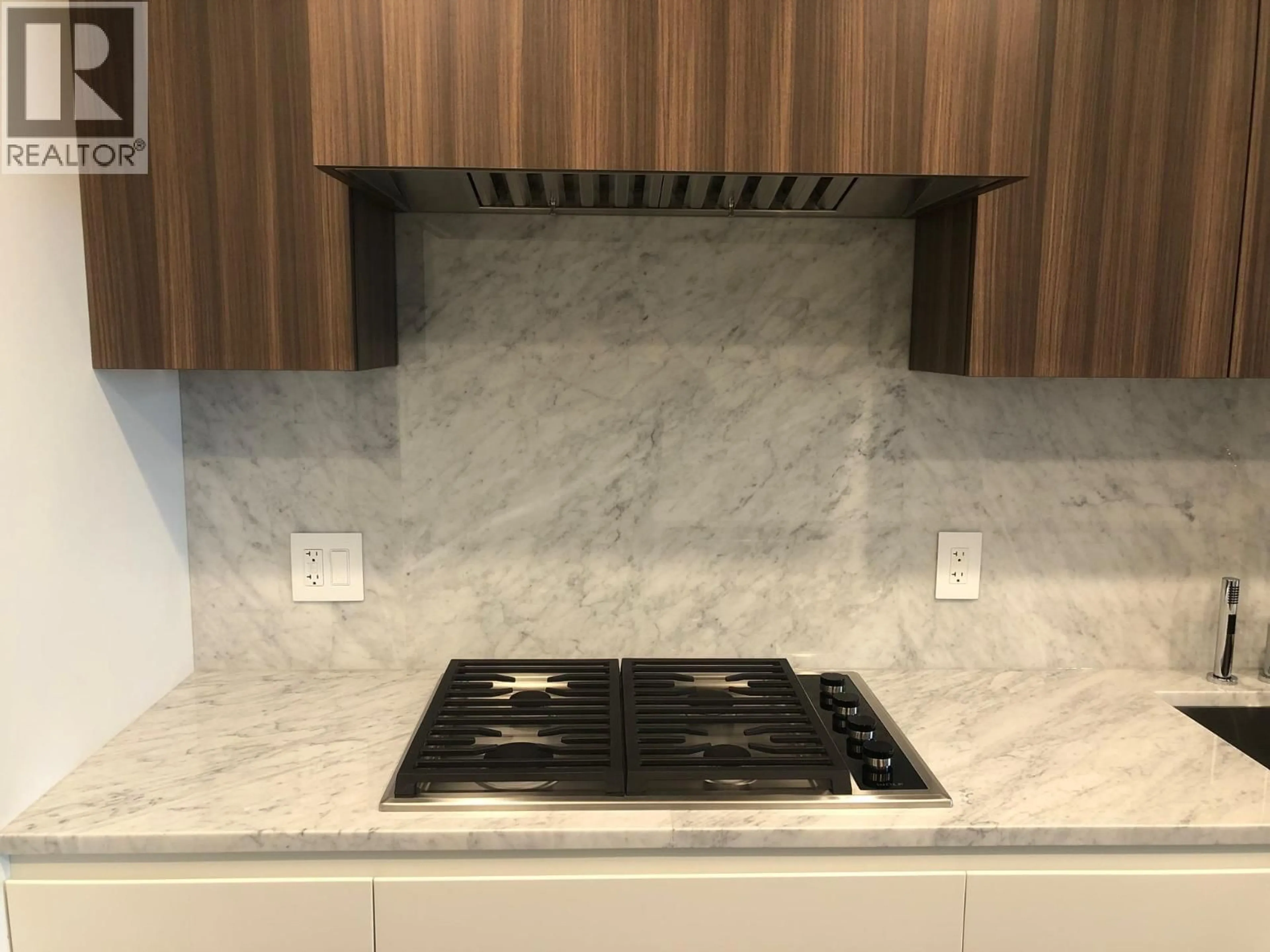 Contemporary kitchen, ceramic/tile floor for 1601 - 7418 PAULSON STREET, Vancouver British Columbia V6P0K2