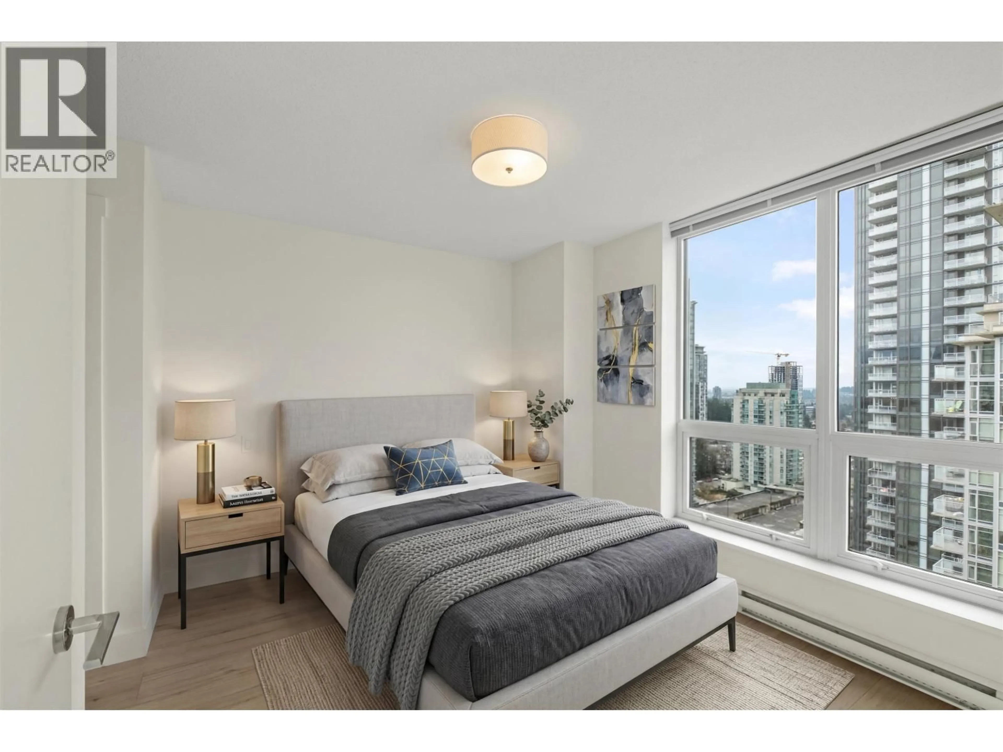 Bedroom with bed, unknown for 2306 - 3007 GLEN DRIVE, Coquitlam British Columbia V3B0L8