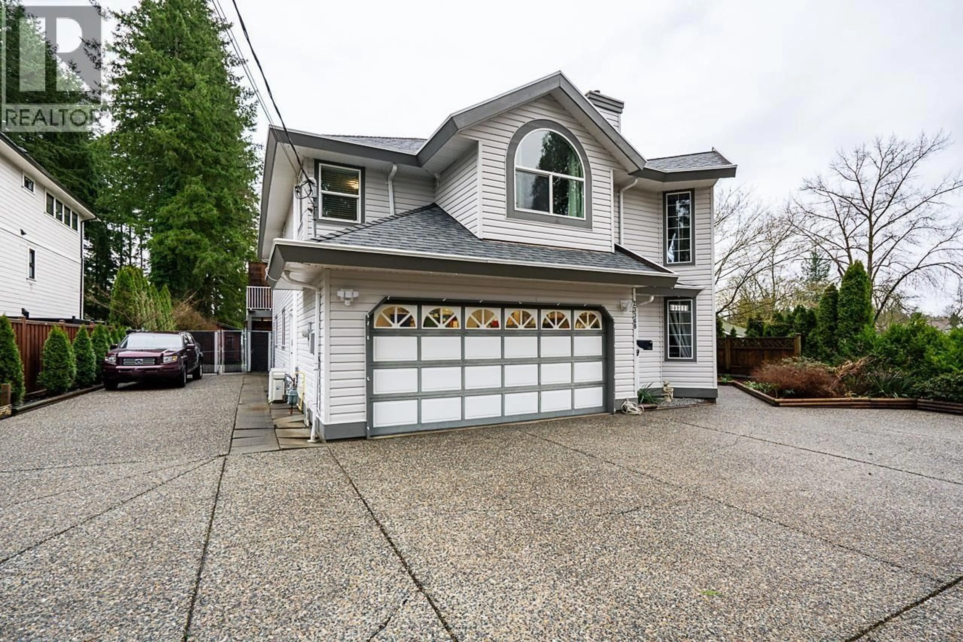 Home with vinyl exterior material, street for 23368 124 AVENUE, Maple Ridge British Columbia V2X4K4