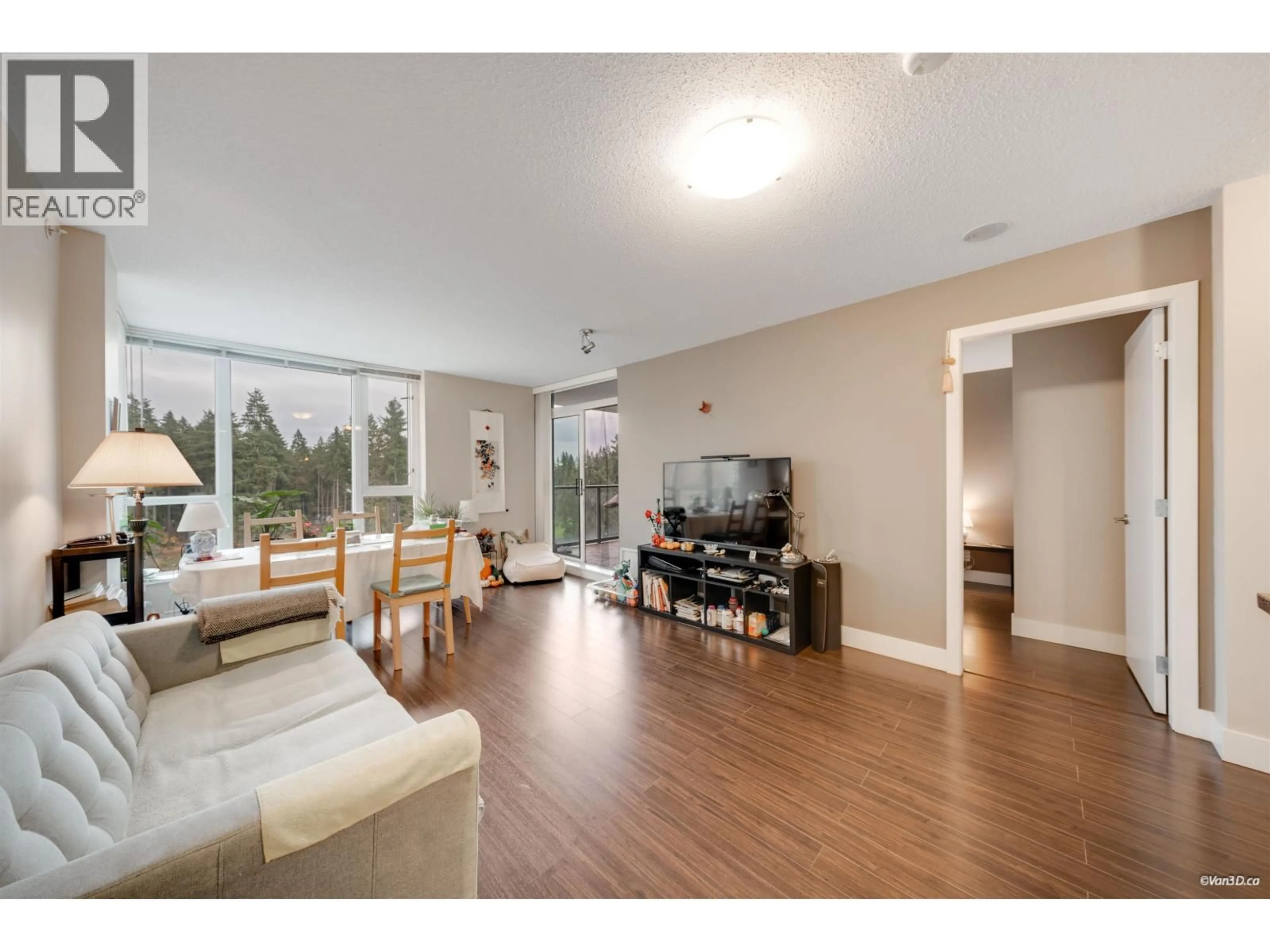 Living room with furniture, wood/laminate floor for 1102 - 1178 HEFFLEY CRESCENT, Coquitlam British Columbia V3B0A7