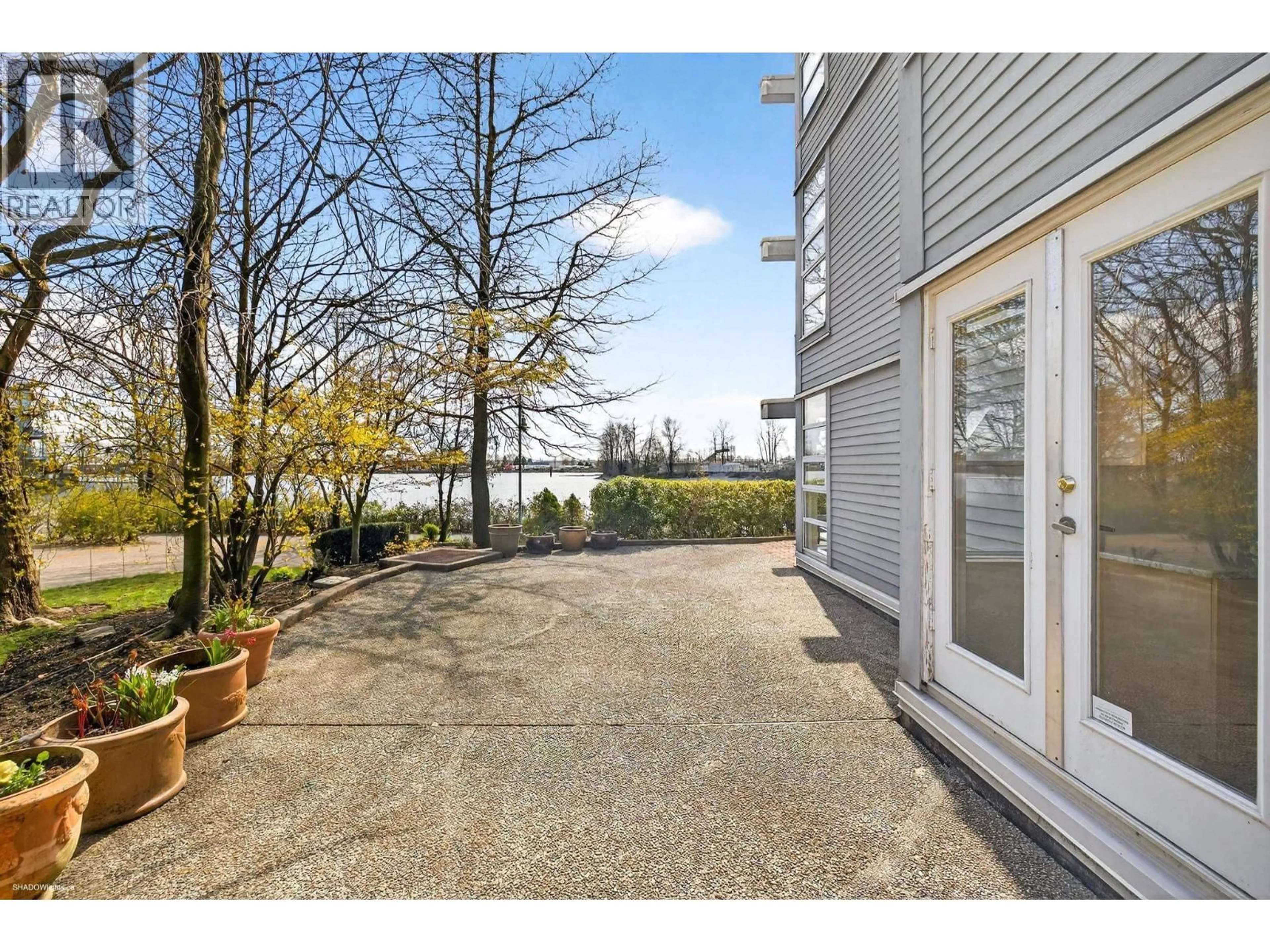 Patio, water/lake/river/ocean view for 108 - 1880 KENT AVENUE SOUTH AVENUE, Vancouver British Columbia V5P2S7