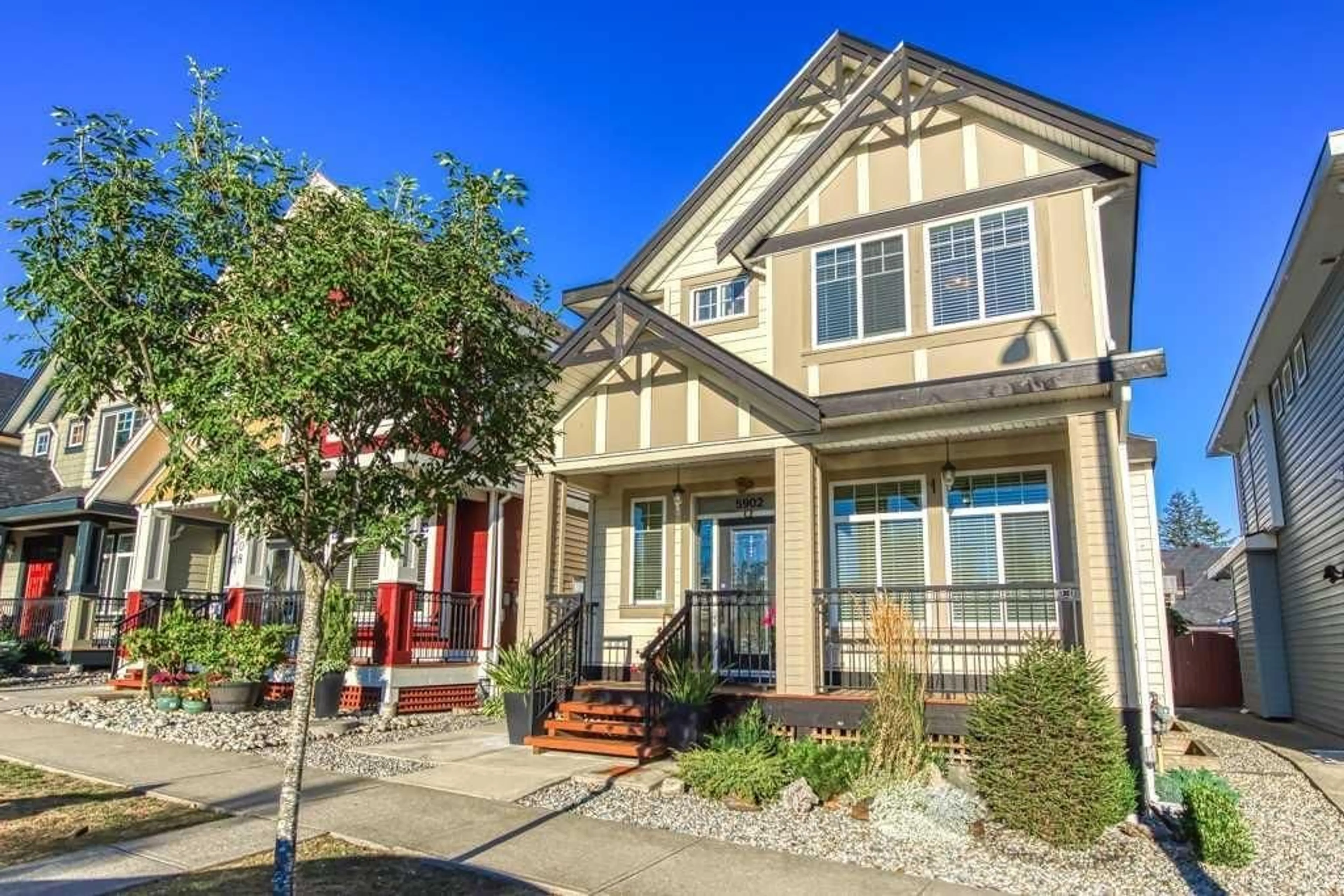 Home with vinyl exterior material, street for 5902 131 STREET, Surrey British Columbia V3X0E4