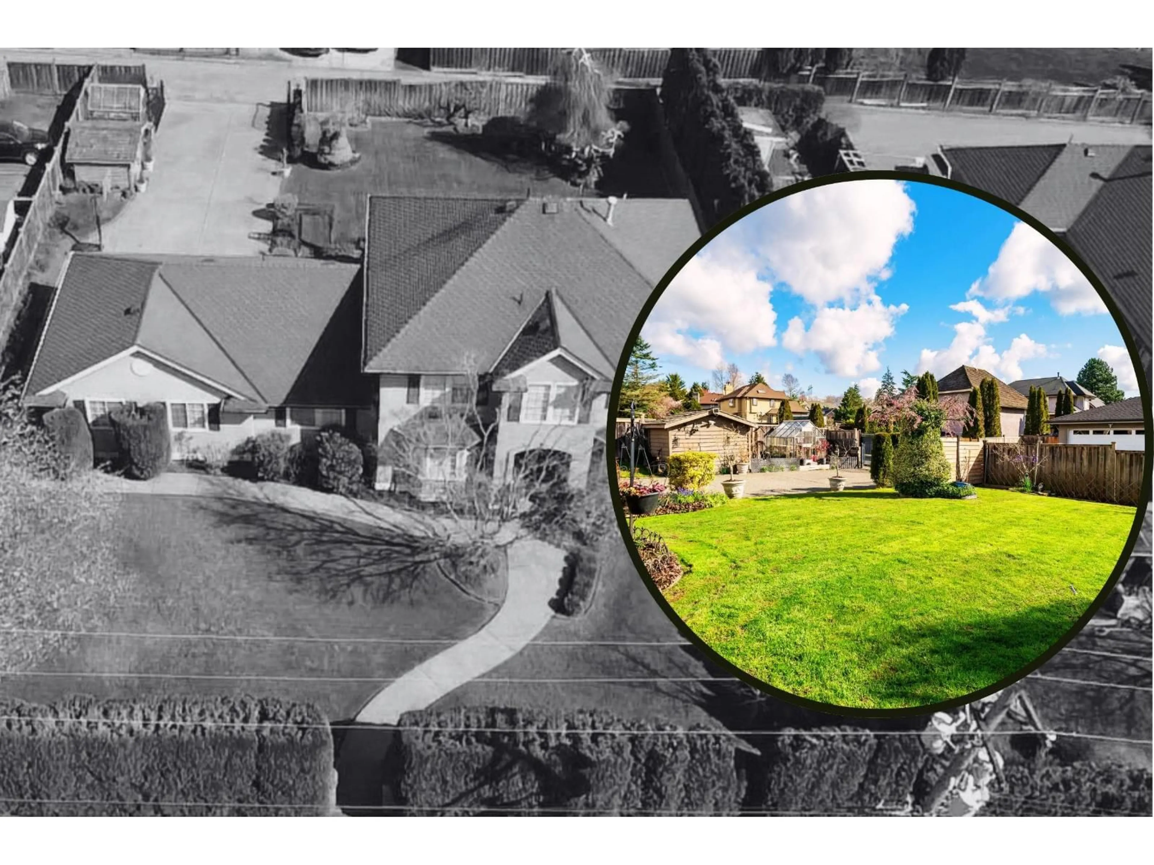 A pic from outside/outdoor area/front of a property/back of a property/a pic from drone, street for 7930 144 STREET, Surrey British Columbia V3W1K1