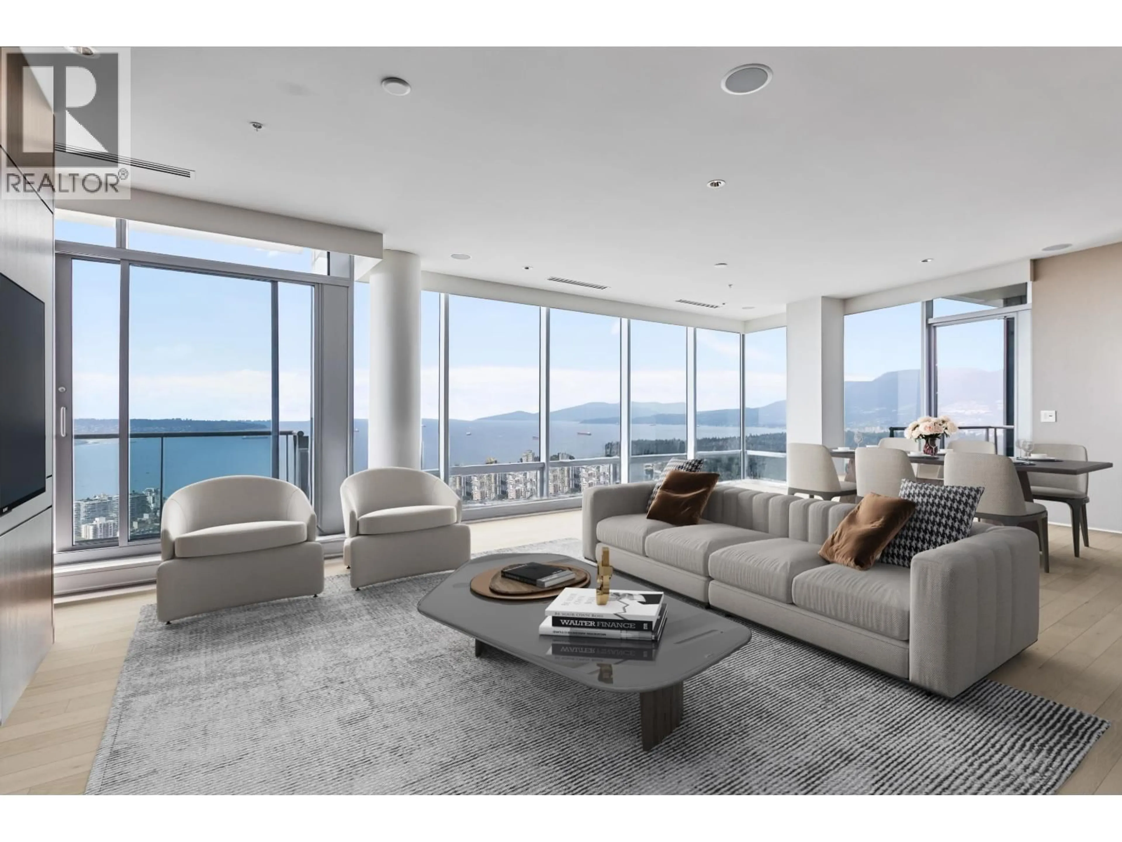 Living room with furniture, unknown for 5501 - 1128 GEORGIA STREET, Vancouver British Columbia V6E0A8