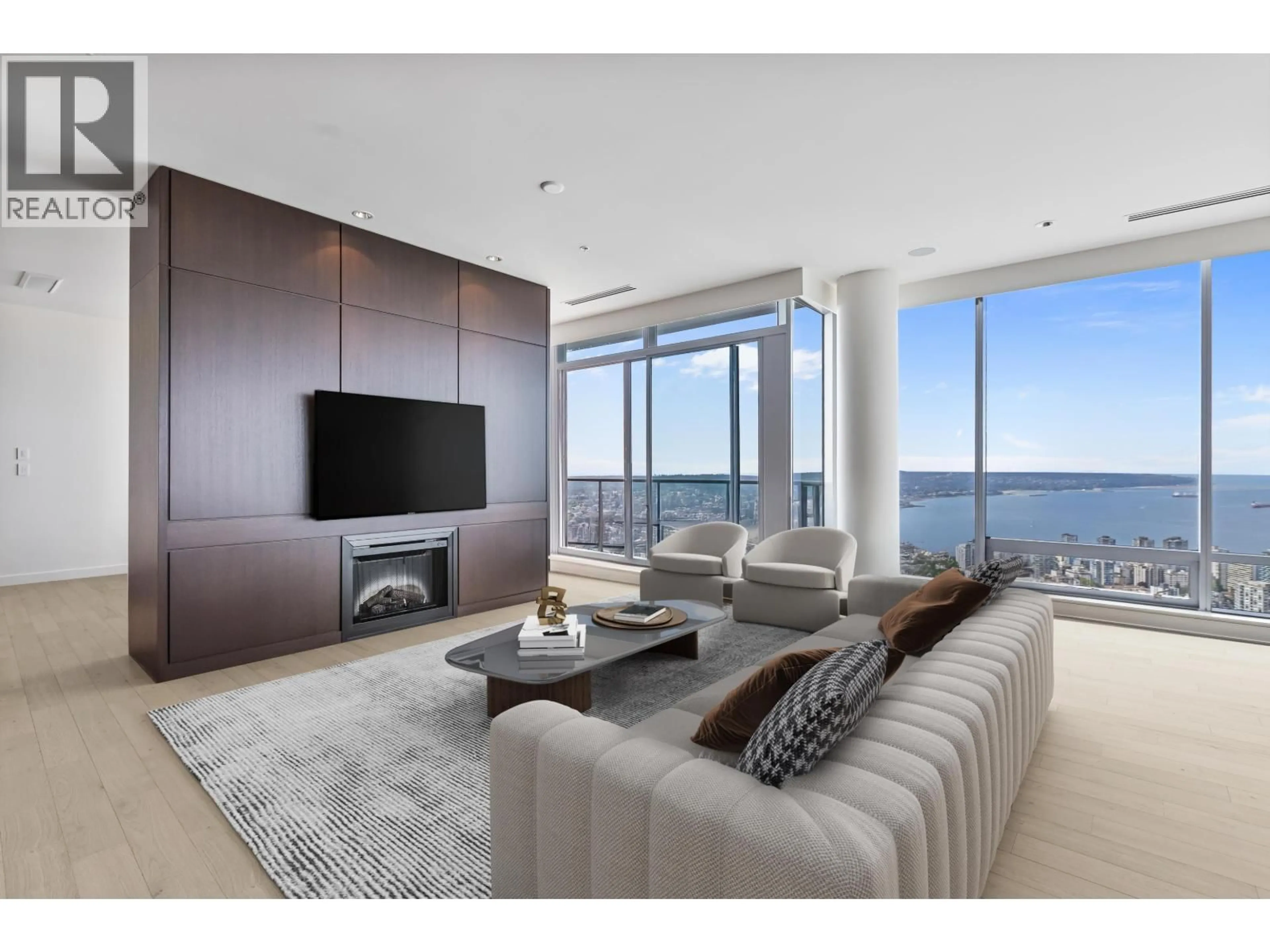 Living room with furniture, unknown for 5501 - 1128 GEORGIA STREET, Vancouver British Columbia V6E0A8