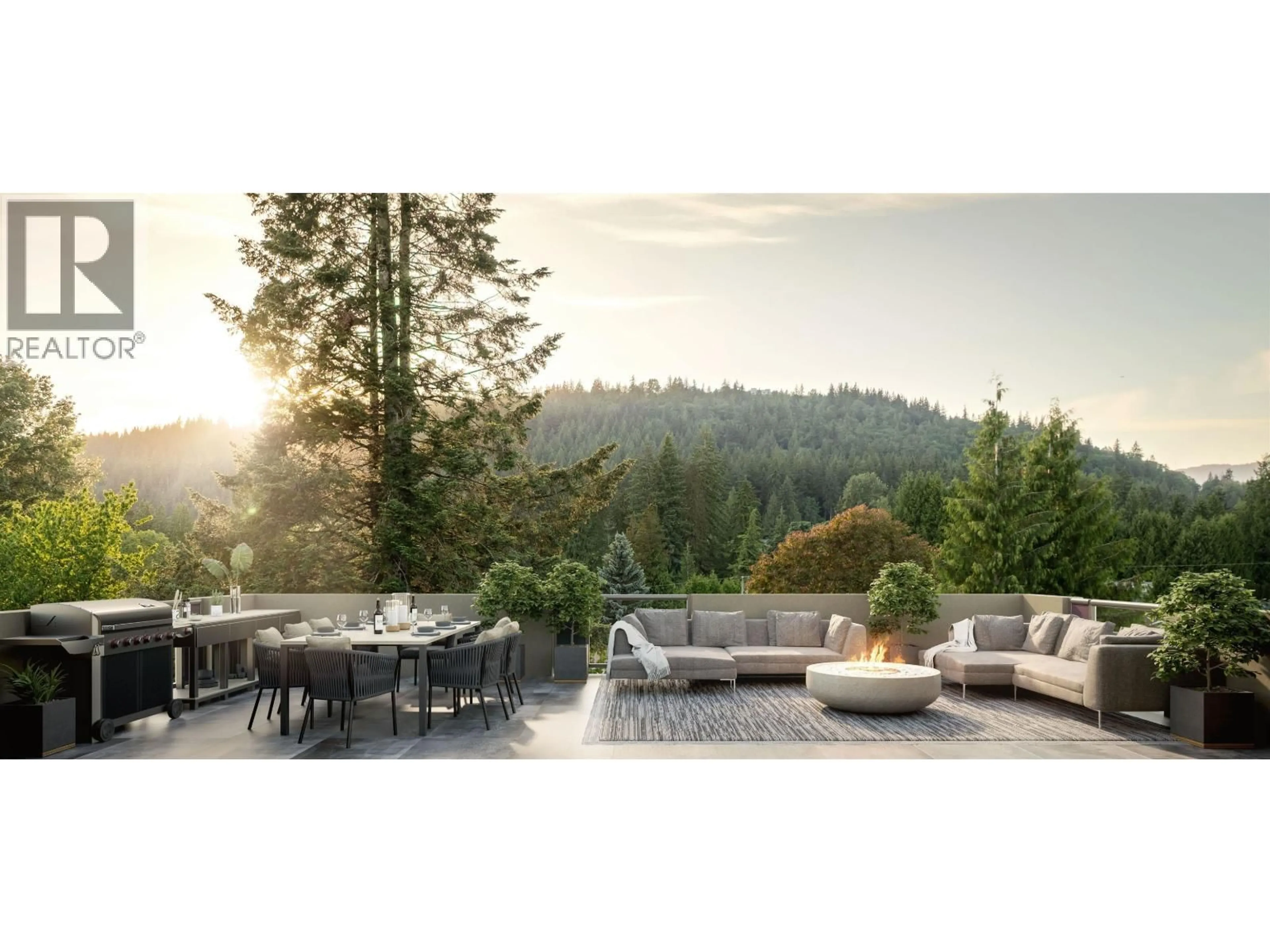 Patio, forest/trees view for 211 - 601 HARRISON AVENUE, Coquitlam British Columbia V3J3Z6