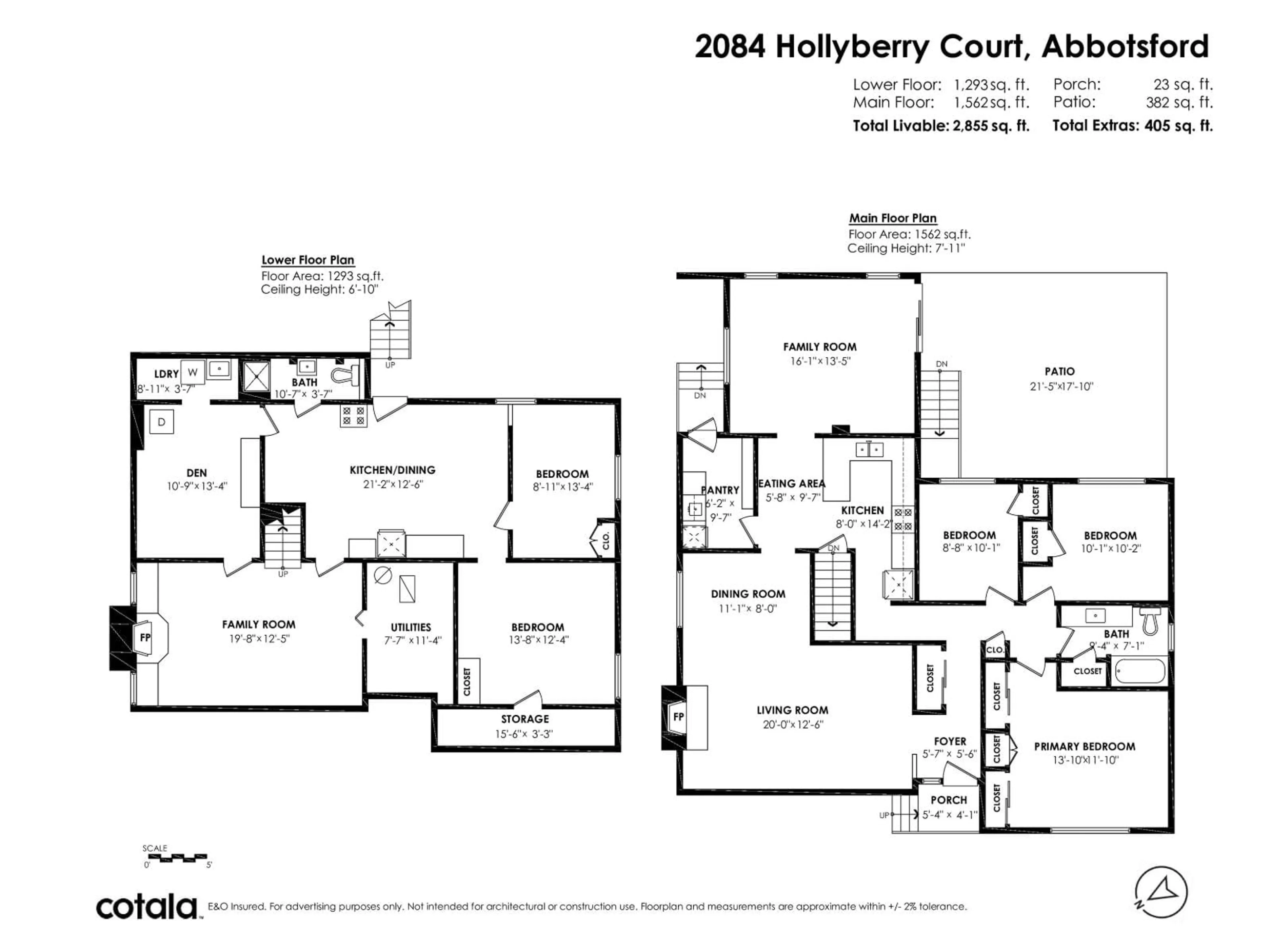 Floor plan for 2084 HOLLYBERRY COURT, Abbotsford British Columbia V2S3X2