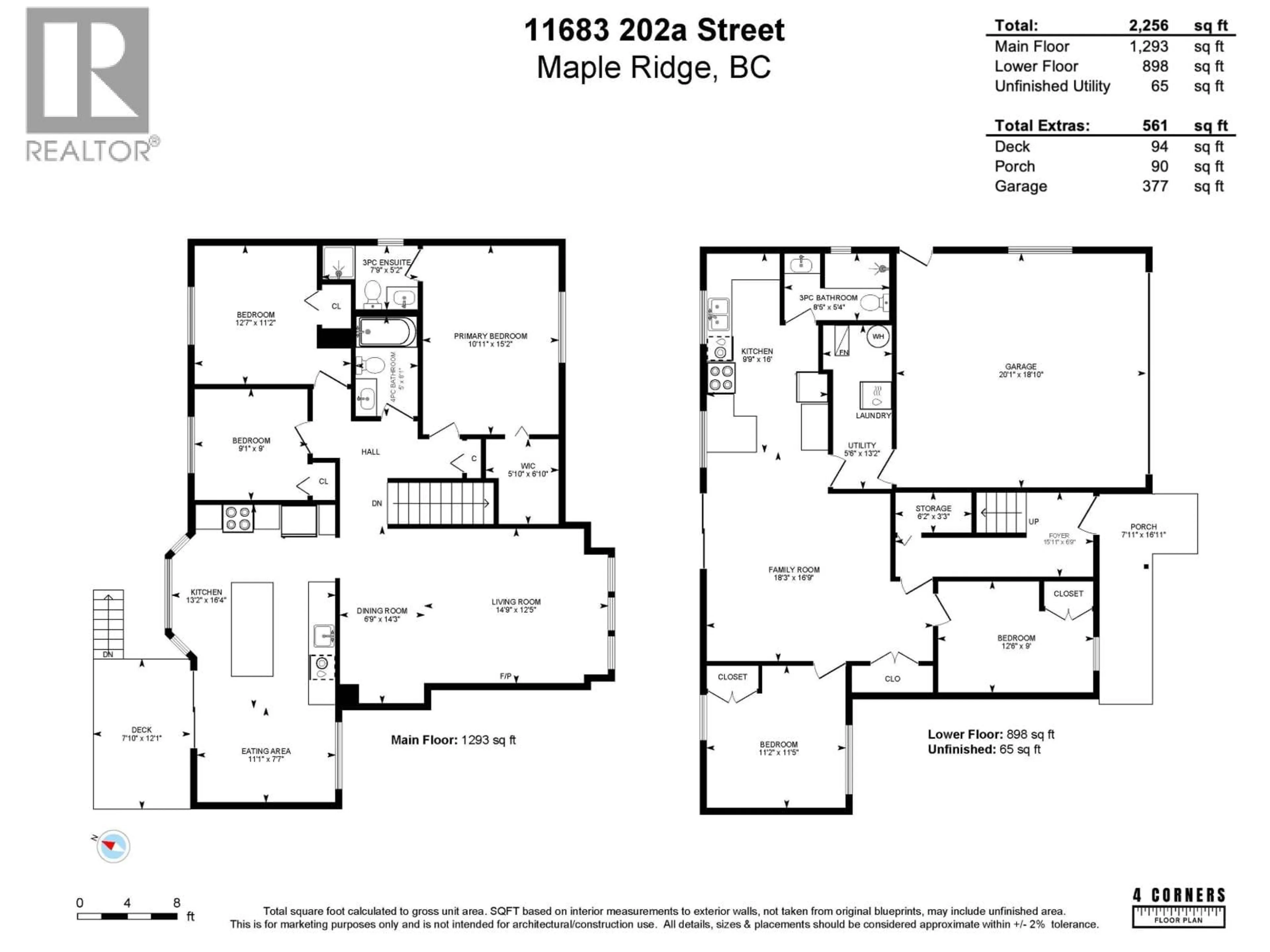 Floor plan for 11683 202A STREET, Maple Ridge British Columbia V2X0E5