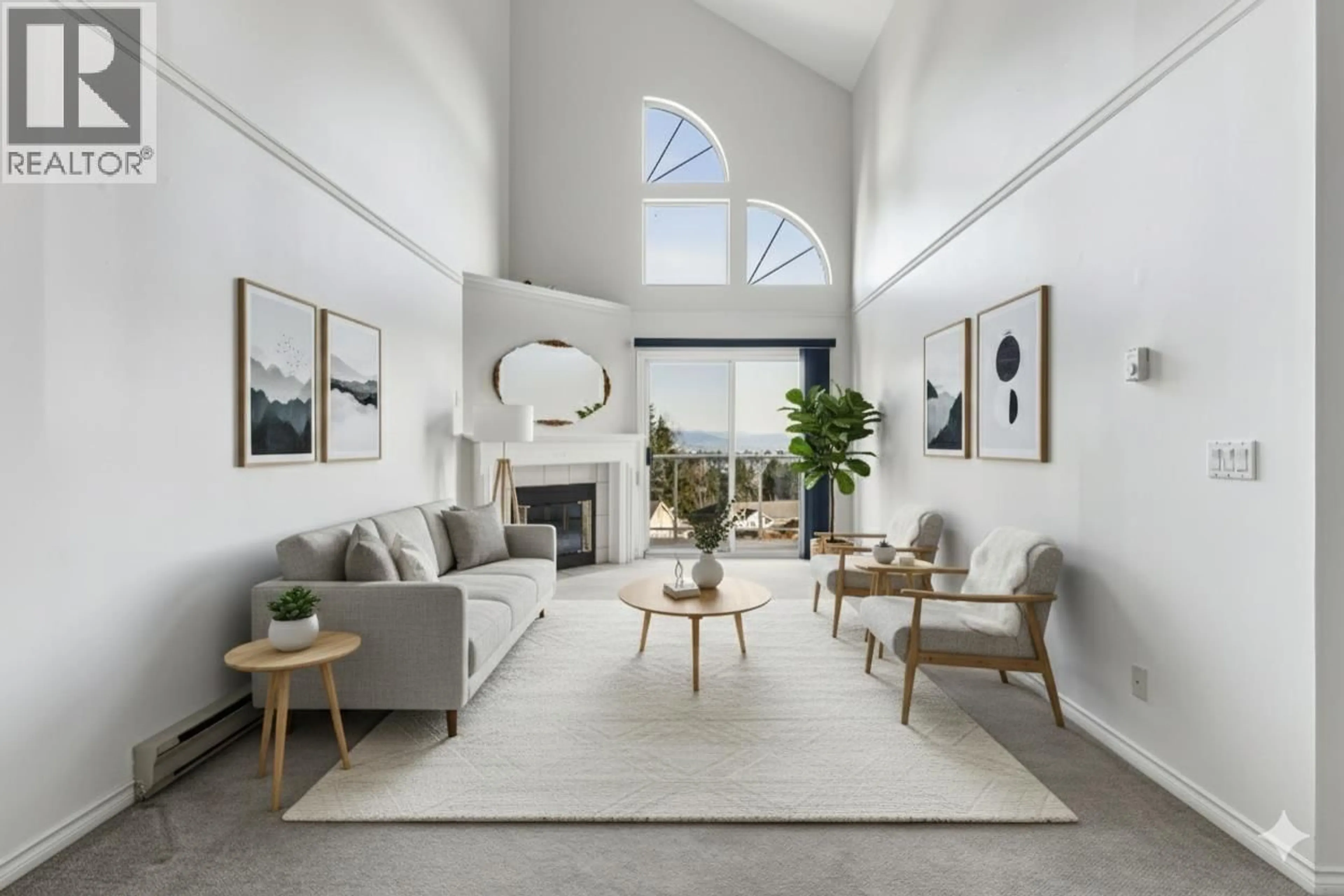 Living room with furniture, unknown for 308 - 455 BROMLEY STREET, Coquitlam British Columbia V3K6N7