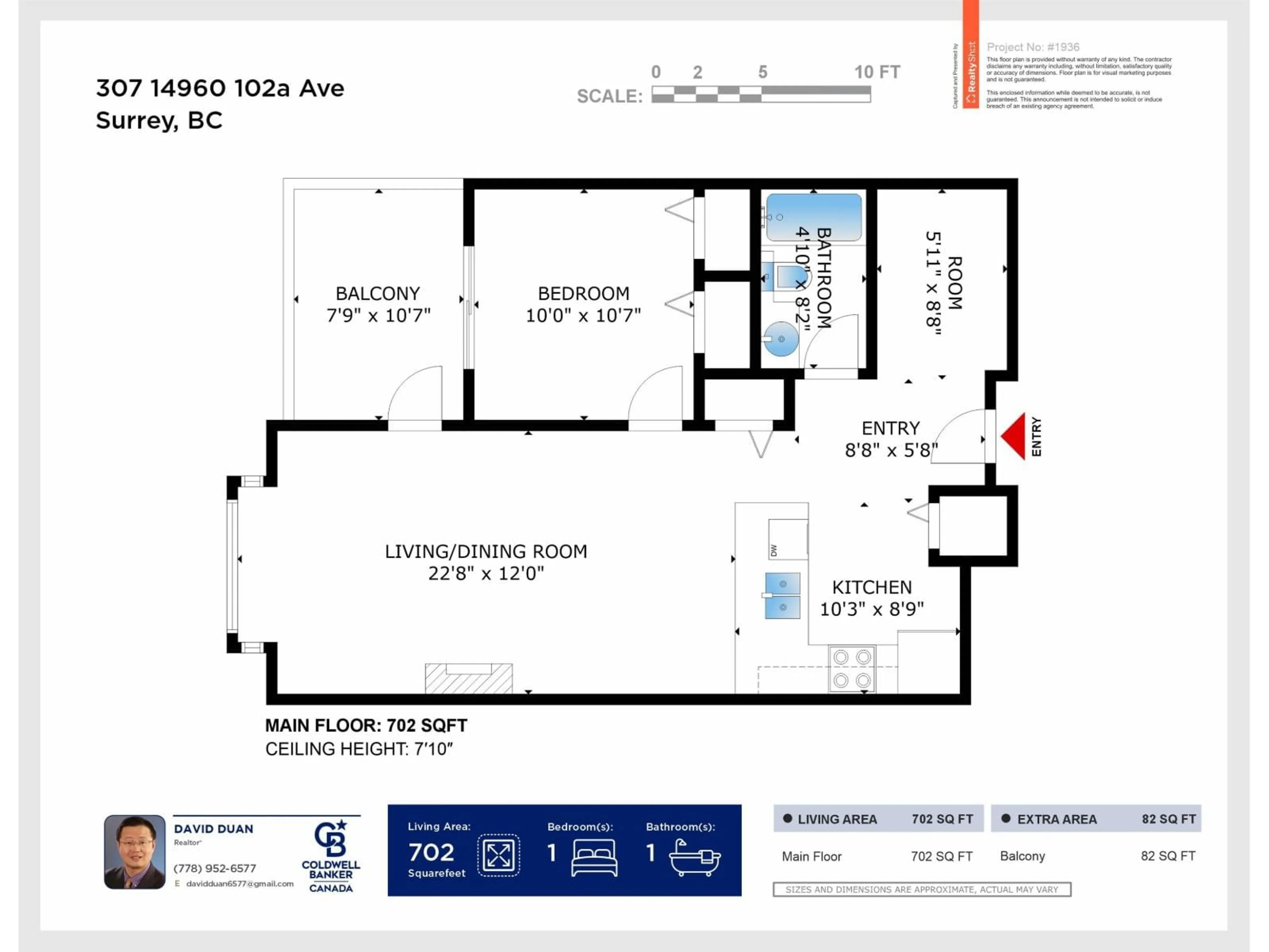 Floor plan for 307 - 14960 102A AVENUE, Surrey British Columbia V3R6A3