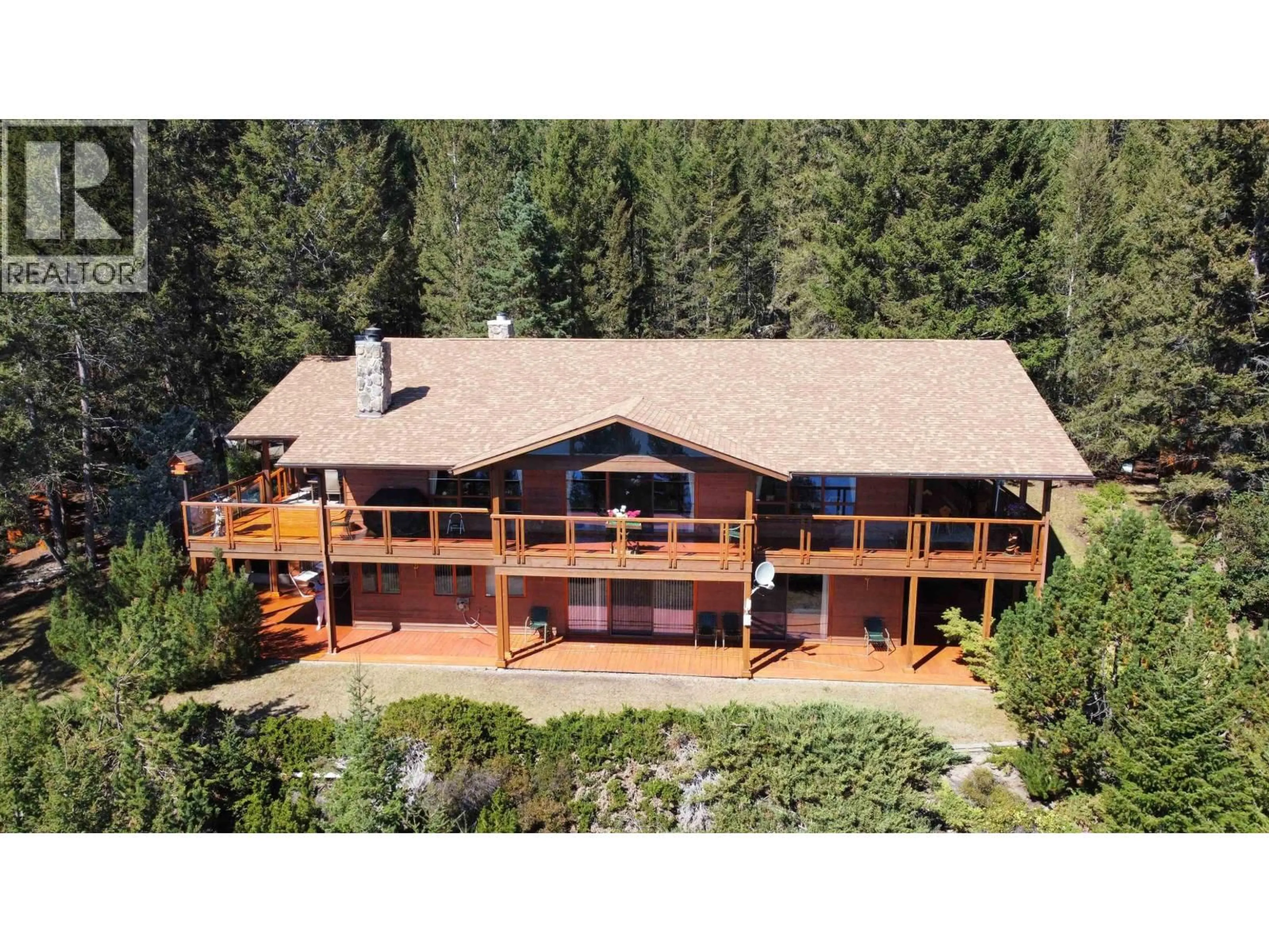 A pic from outside/outdoor area/front of a property/back of a property/a pic from drone, unknown for 6342 NORTHSHORE DRIVE, Horse Lake British Columbia V0K2E3