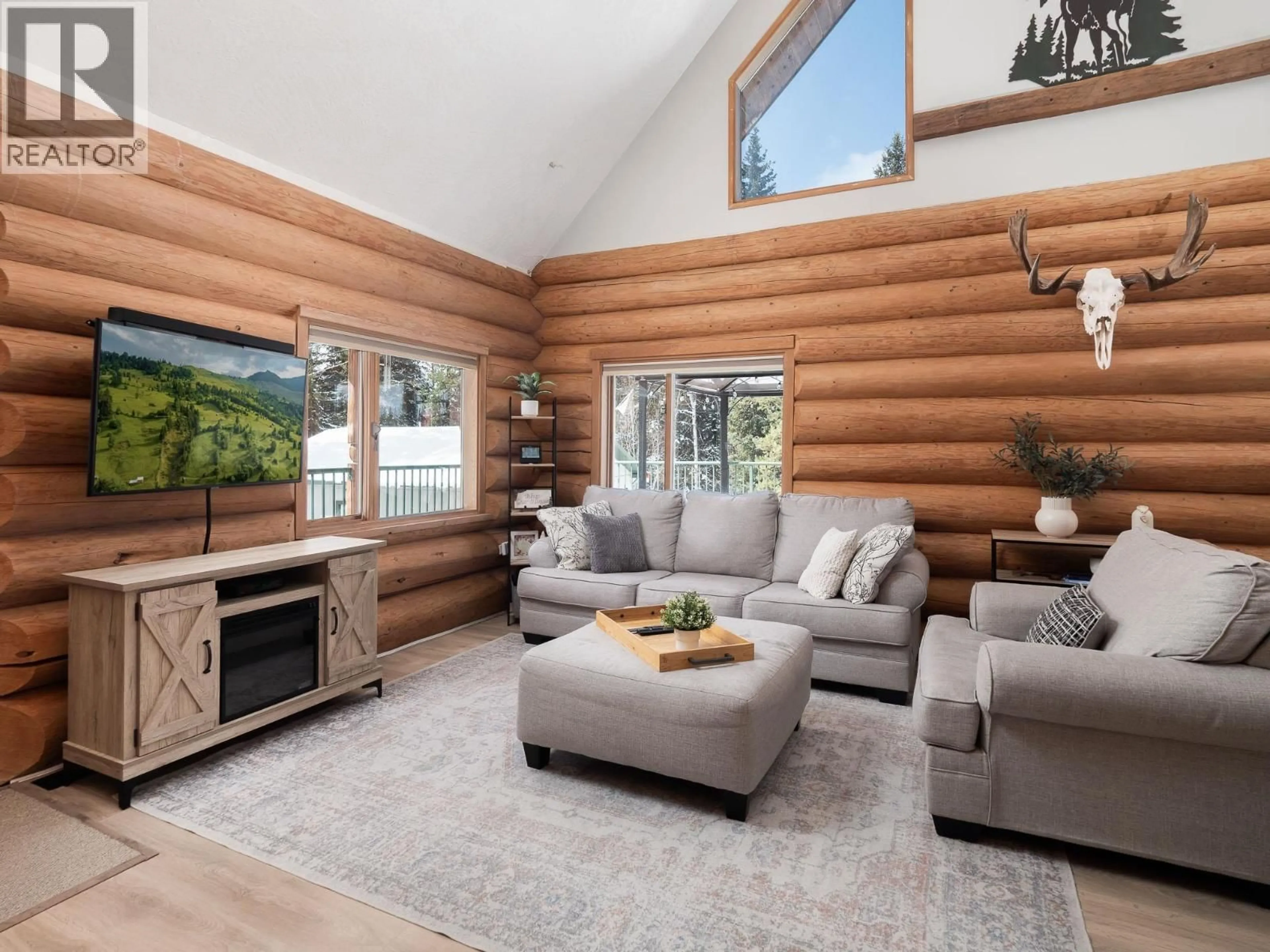 Living room with furniture, wood/laminate floor for 13020 MARVIN ROAD, Prince George British Columbia V2N5B6