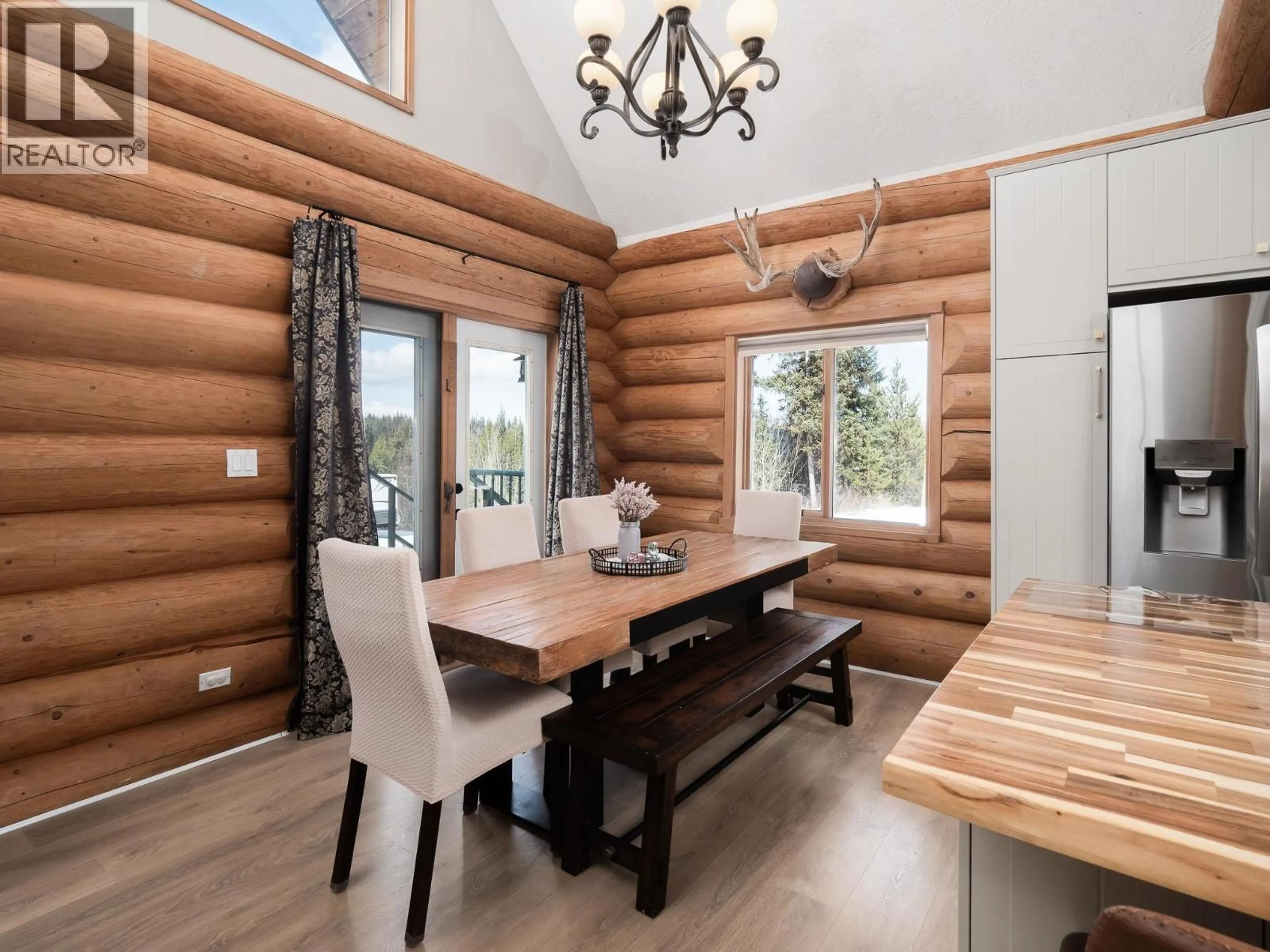 Dining room, wood/laminate floor for 13020 MARVIN ROAD, Prince George British Columbia V2N5B6