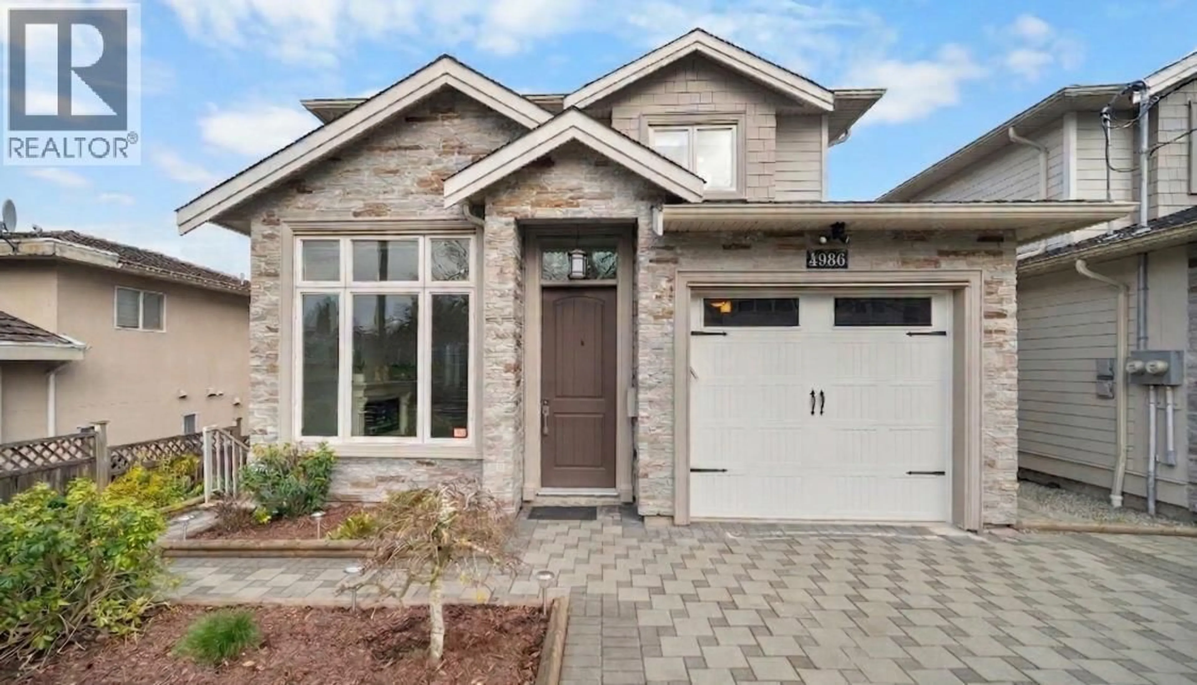 Home with brick exterior material, street for 4986 INMAN AVENUE, Burnaby British Columbia V5G2Y6