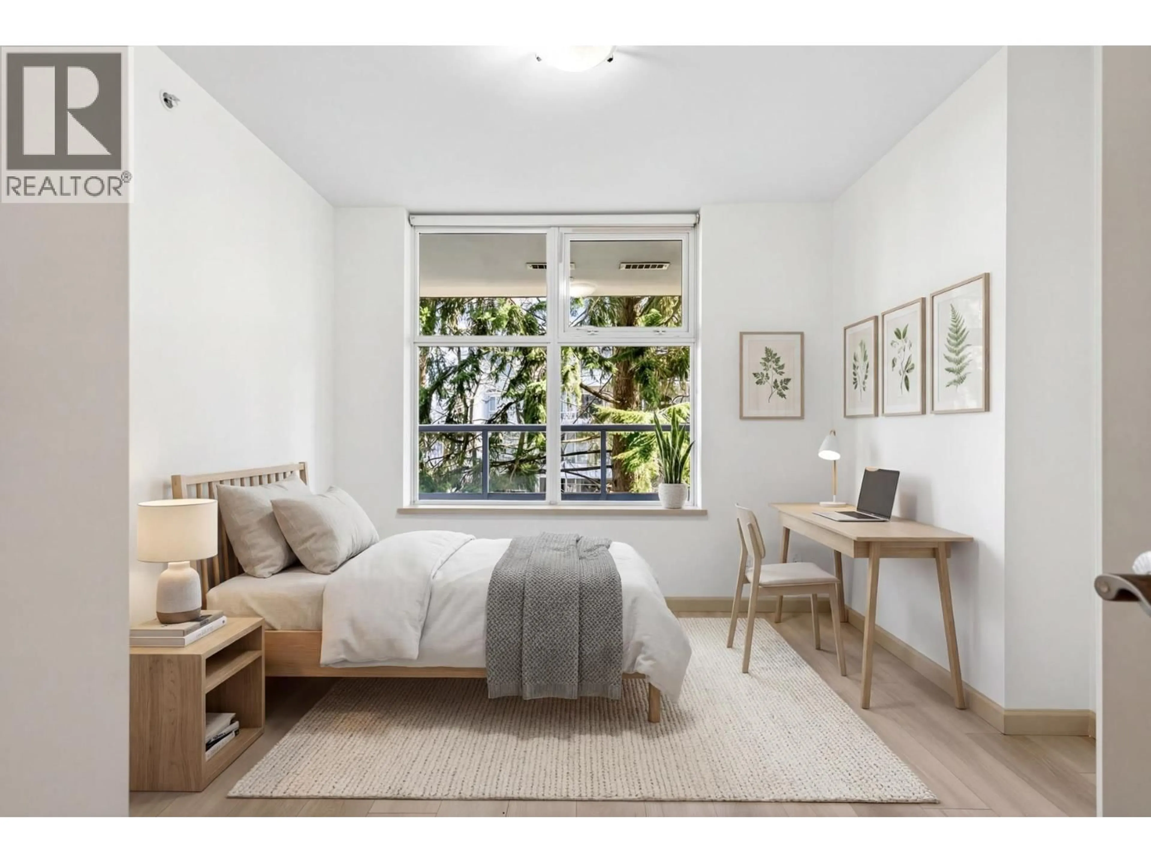 Bedroom with bed, unknown for 409 - 9262 UNIVERSITY CRESCENT, Burnaby British Columbia V5A0A4