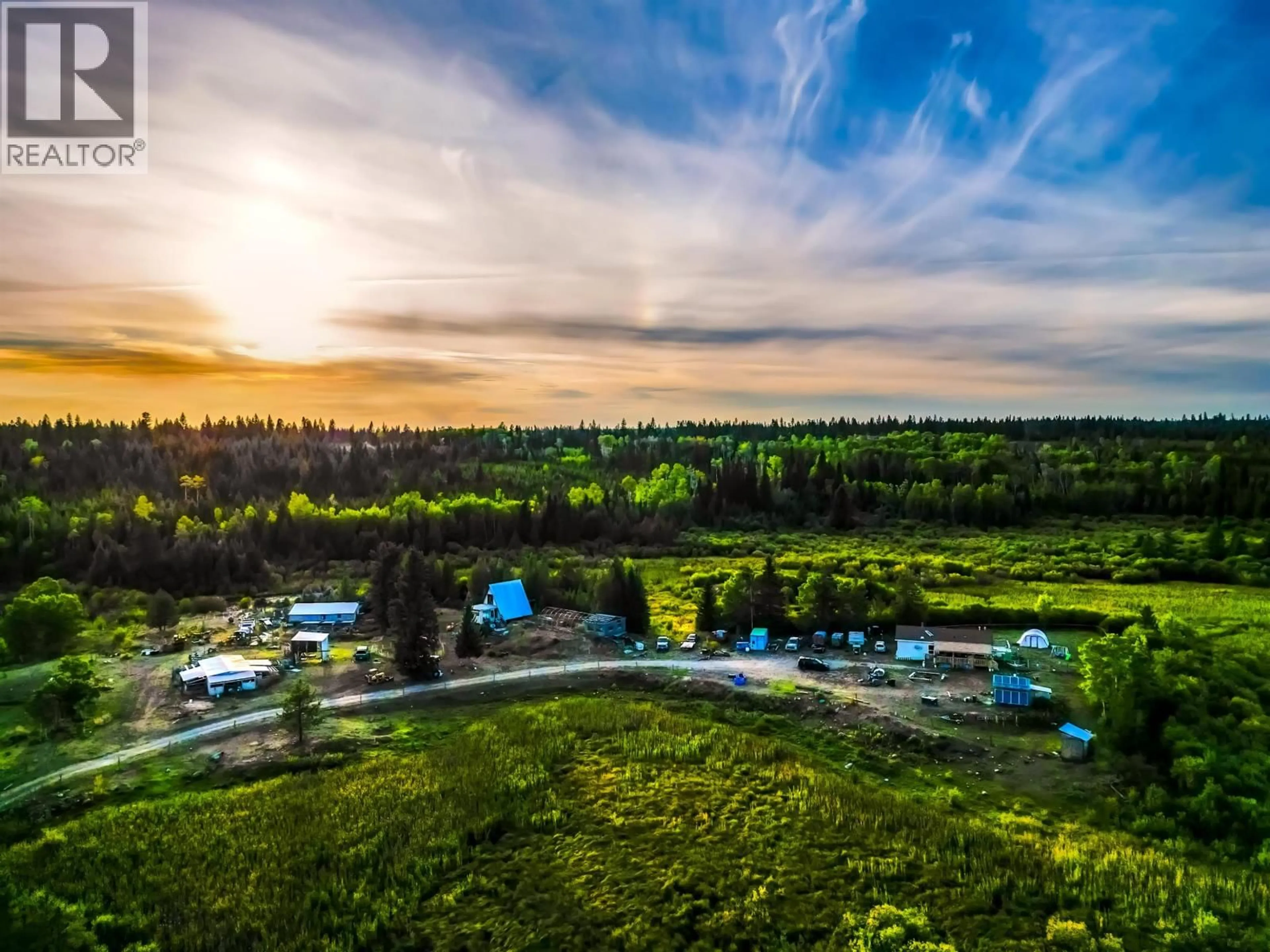 A pic from outside/outdoor area/front of a property/back of a property/a pic from drone, forest/trees view for 3240 MAZE-FORBES FS ROAD, Lac La Hache British Columbia V0K1T1