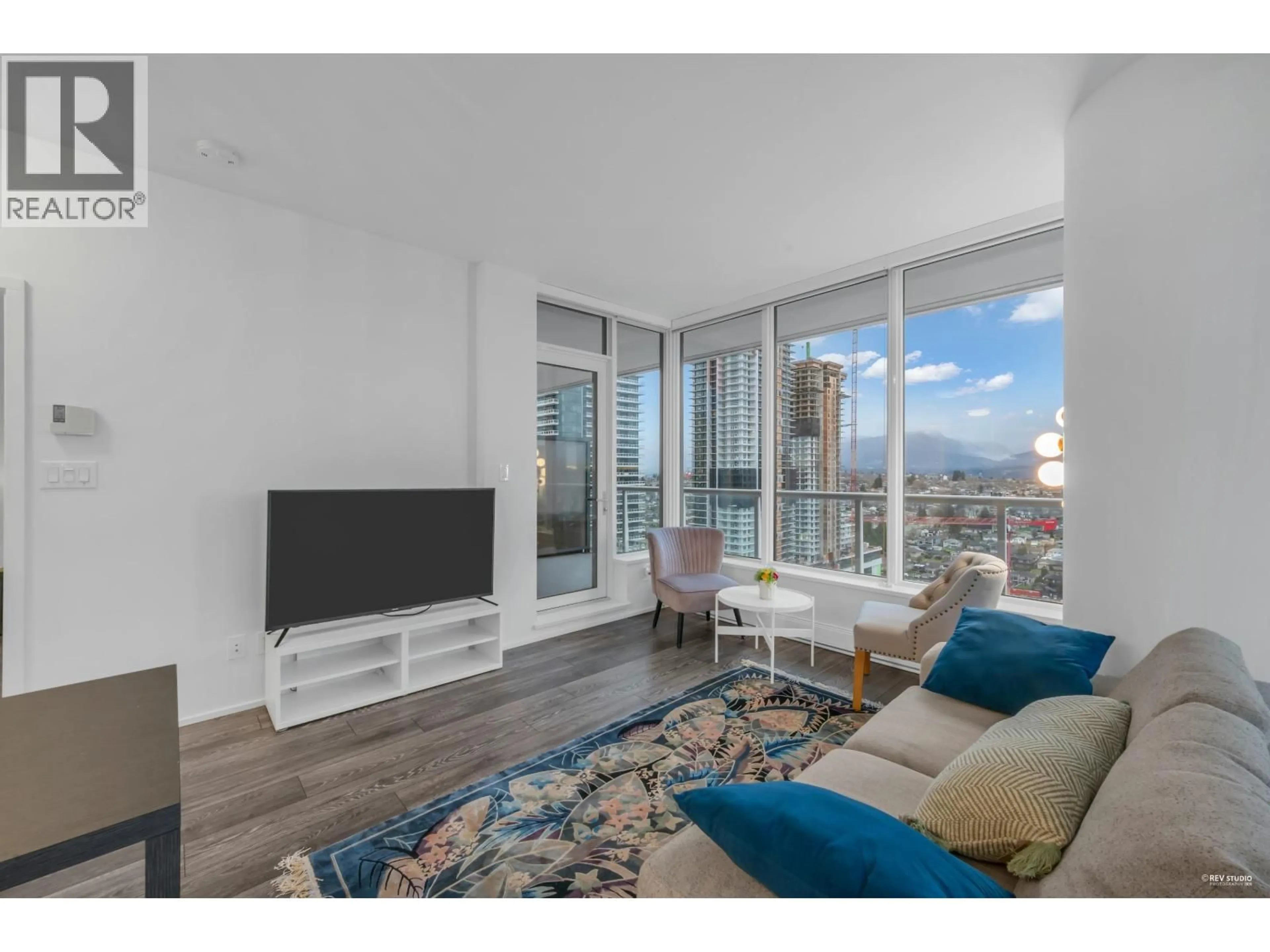Living room with furniture, unknown for 2212 - 1955 ALPHA WAY, Burnaby British Columbia V5C0K6