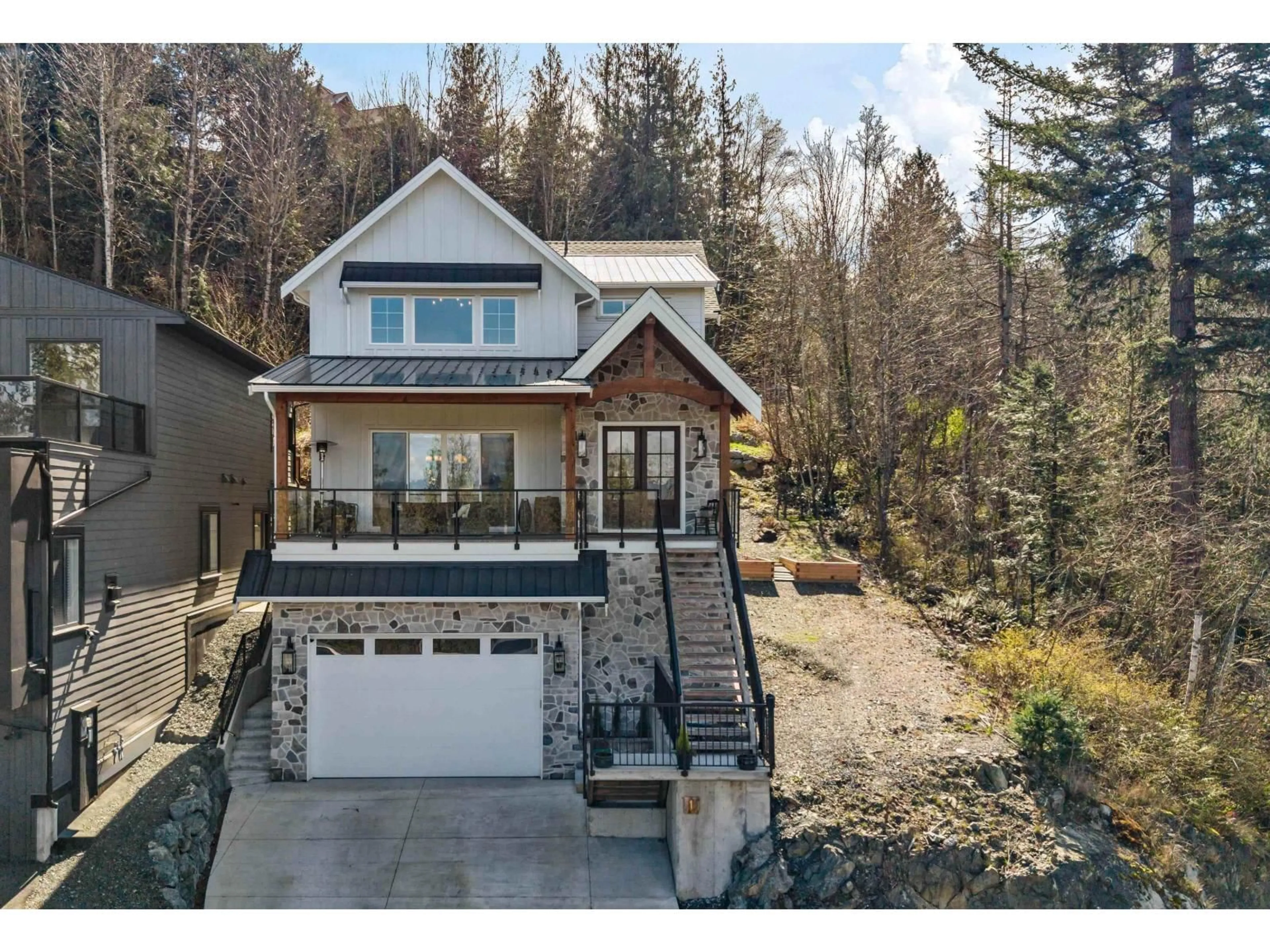 A pic from outside/outdoor area/front of a property/back of a property/a pic from drone, unknown for 1 - 45406 VEDDER MOUNTAIN ROAD, Chilliwack British Columbia V2R4C3