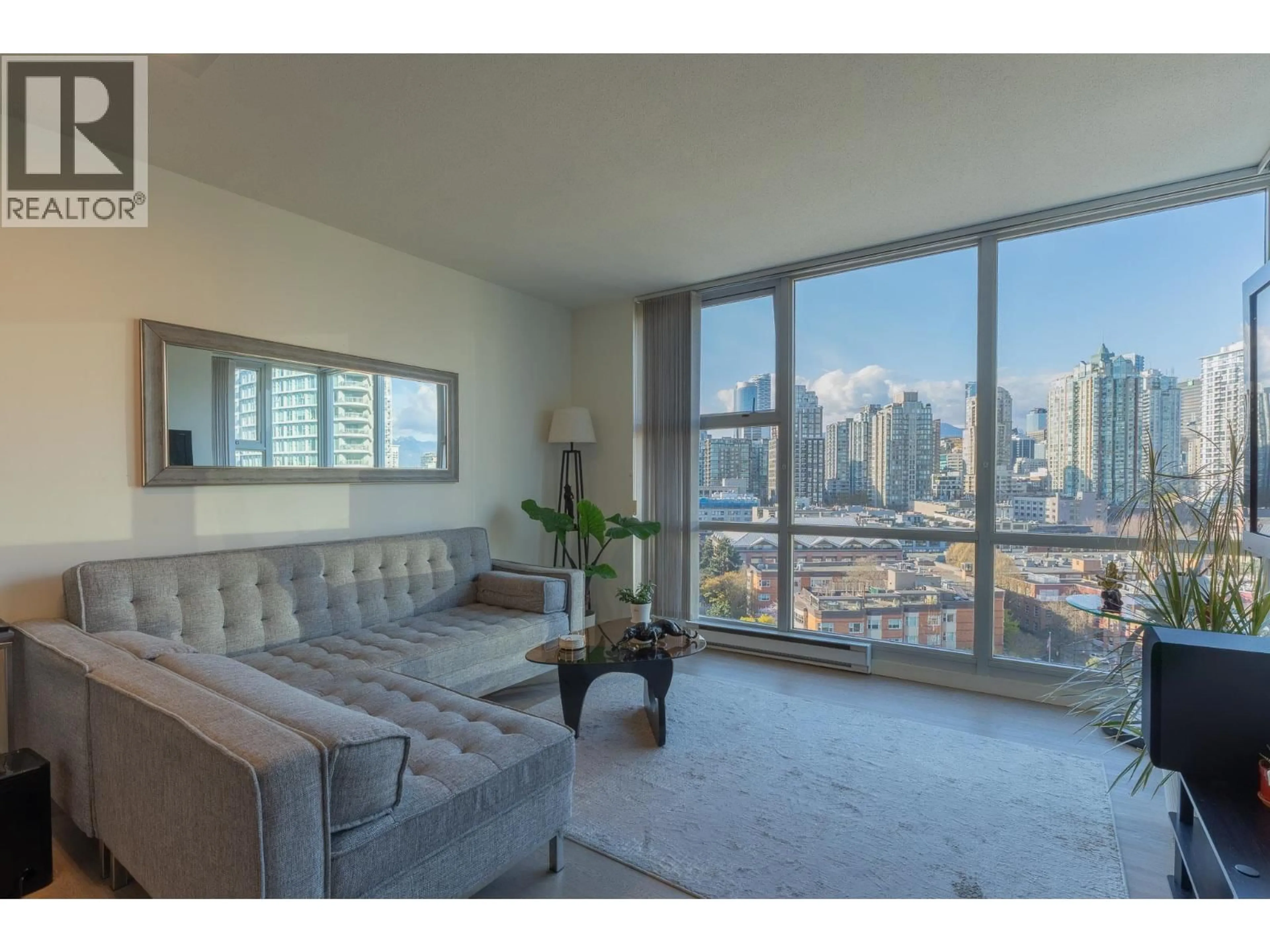 Living room with furniture, unknown for 1605 - 193 AQUARIUS MEWS, Vancouver British Columbia V6Z2Z2