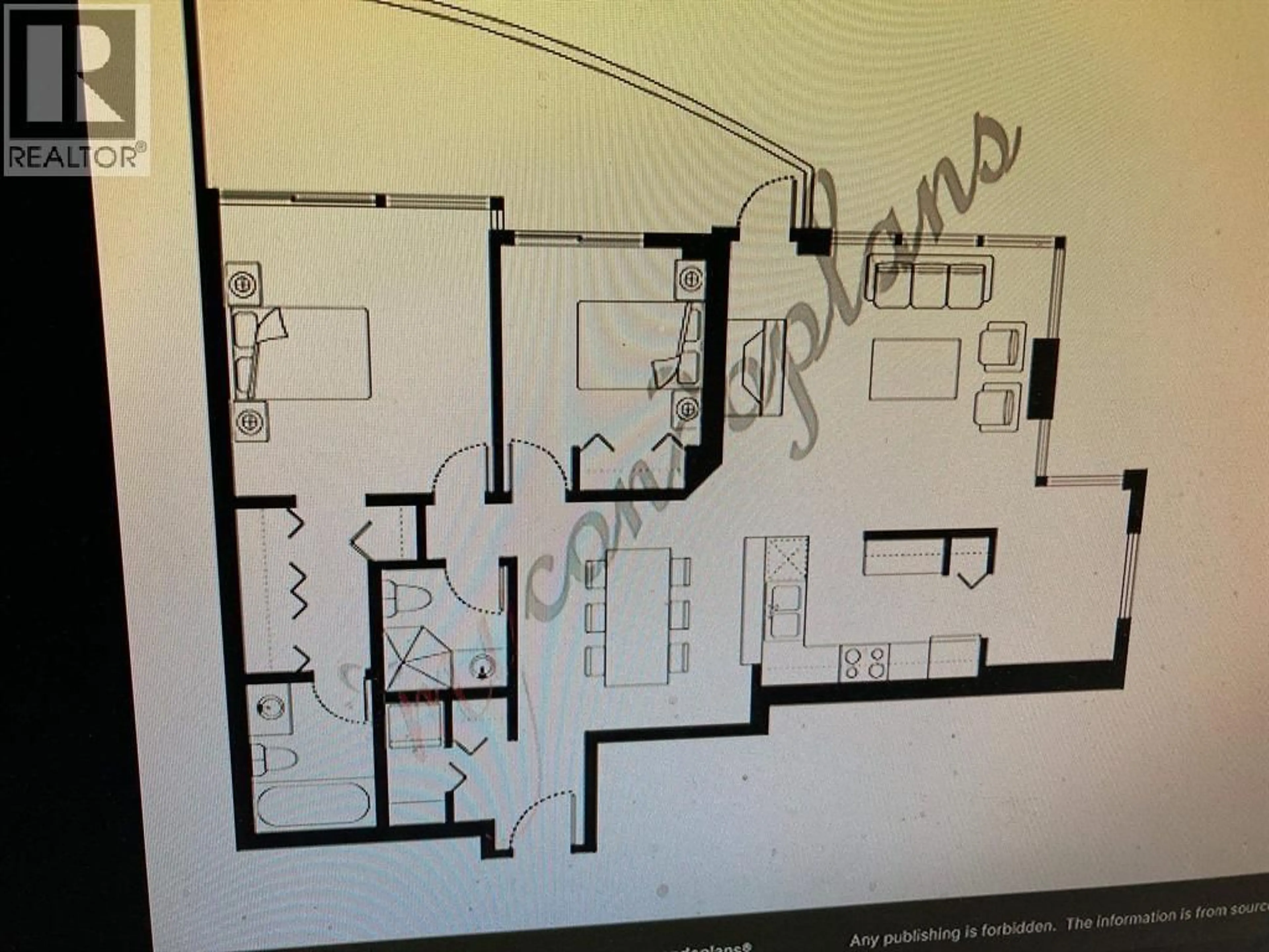 Floor plan for 2101 - 6659 SOUTHOAKS CRESCENT, Burnaby British Columbia V5E4M9
