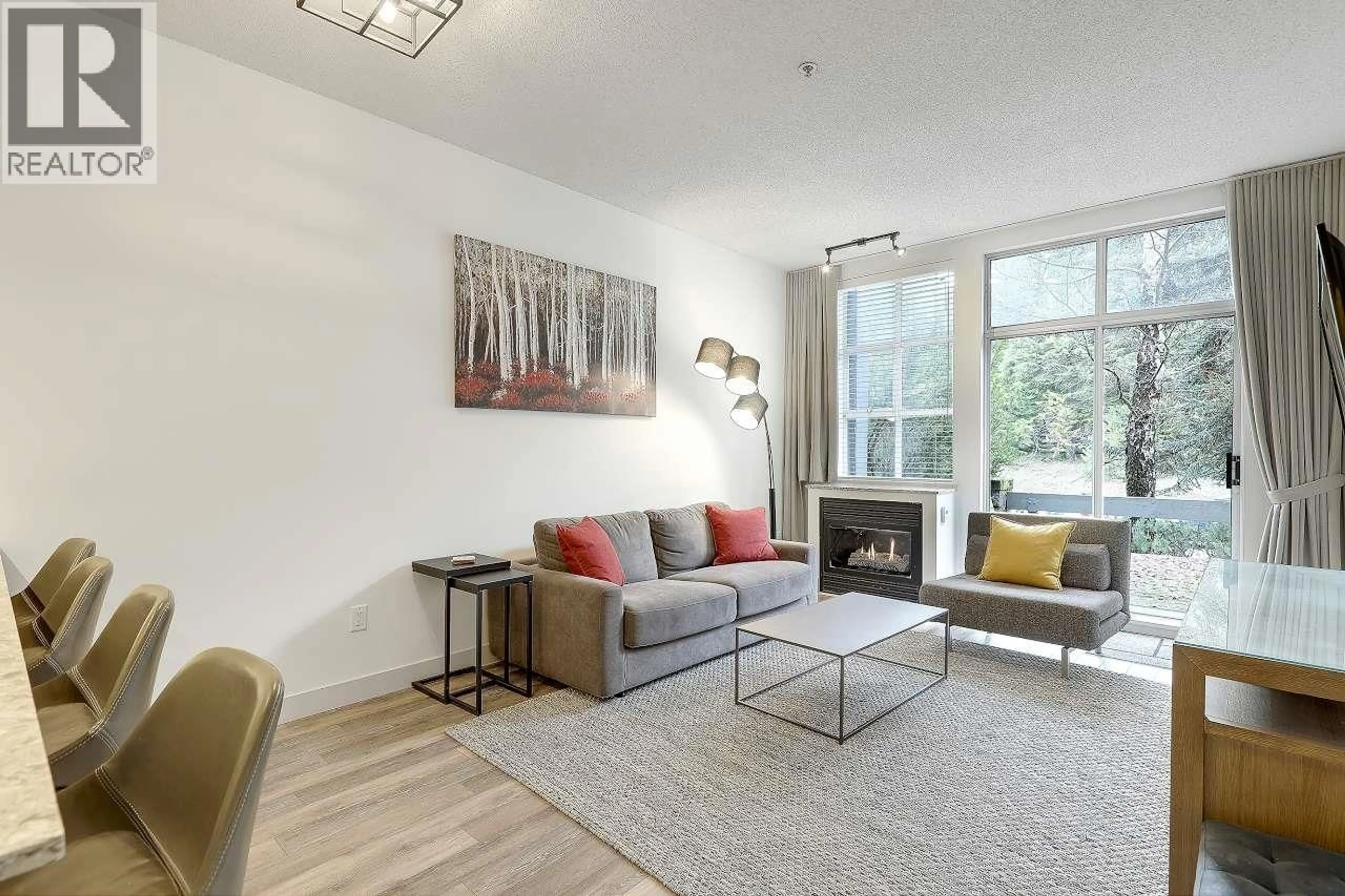 Living room with furniture, unknown for 110/111 - 4573 CHATEAU BOULEVARD, Whistler British Columbia V0N1B4