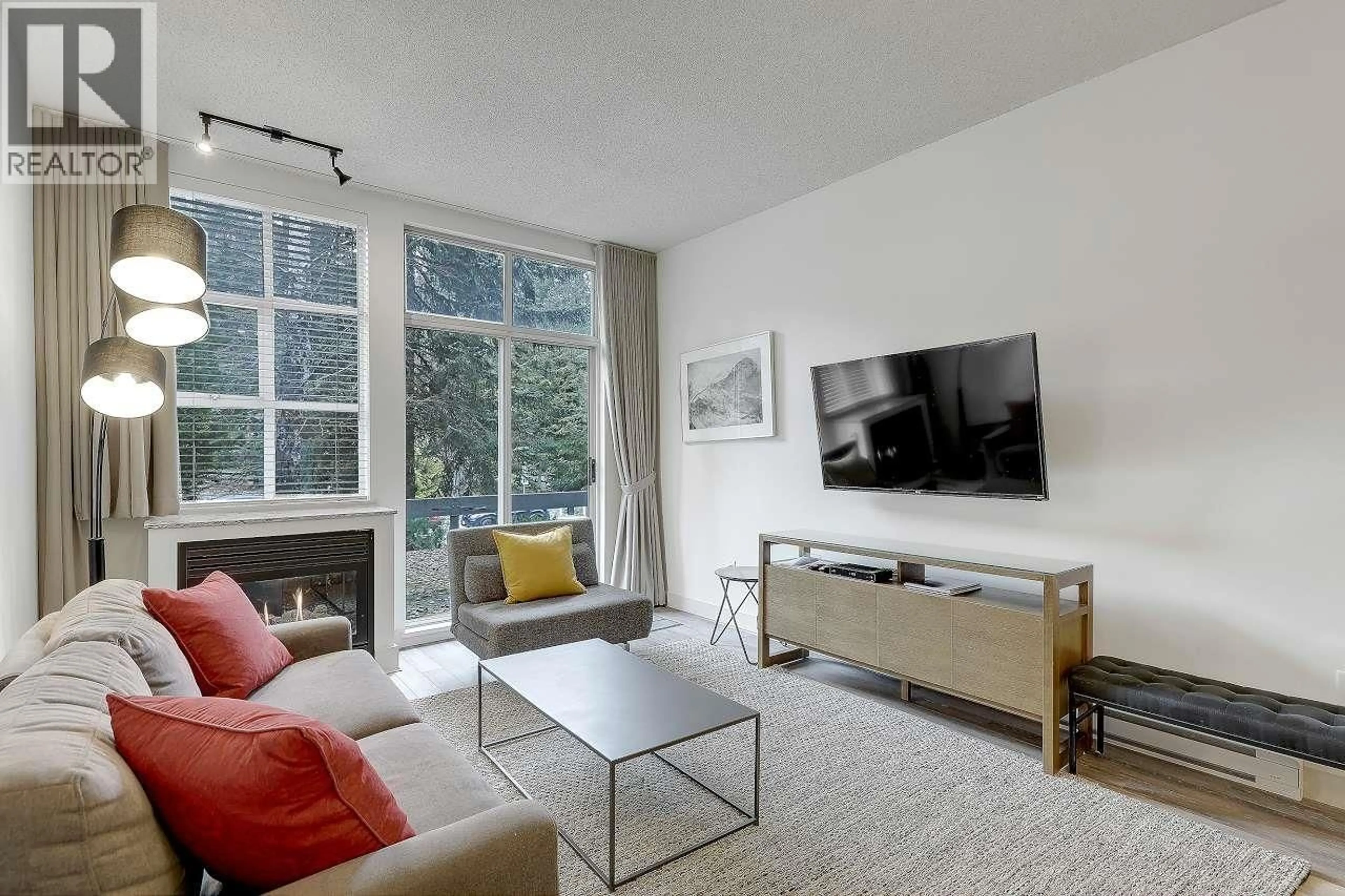 Living room with furniture, unknown for 110/111 - 4573 CHATEAU BOULEVARD, Whistler British Columbia V0N1B4