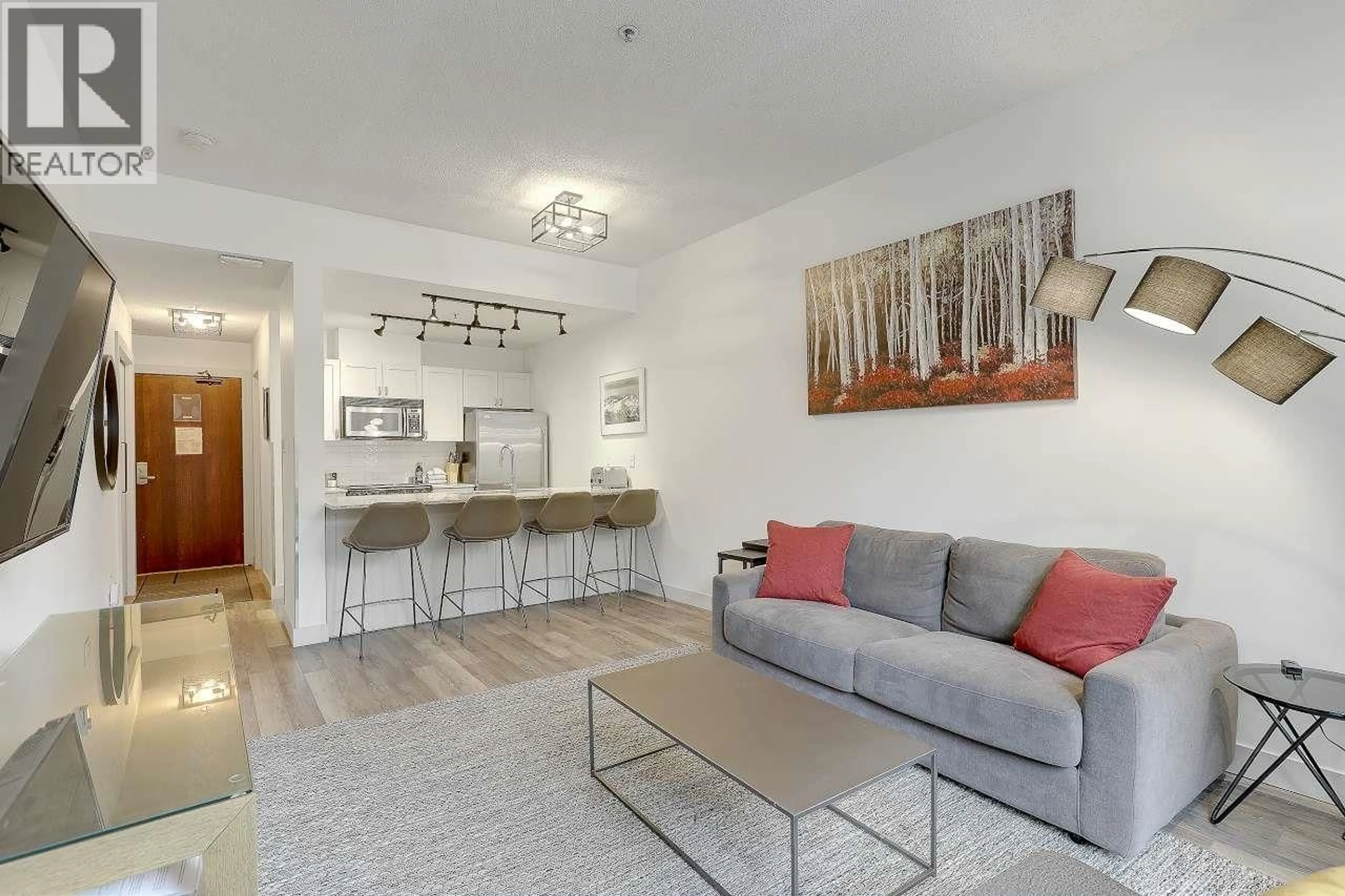 Living room with furniture, unknown for 110/111 - 4573 CHATEAU BOULEVARD, Whistler British Columbia V0N1B4