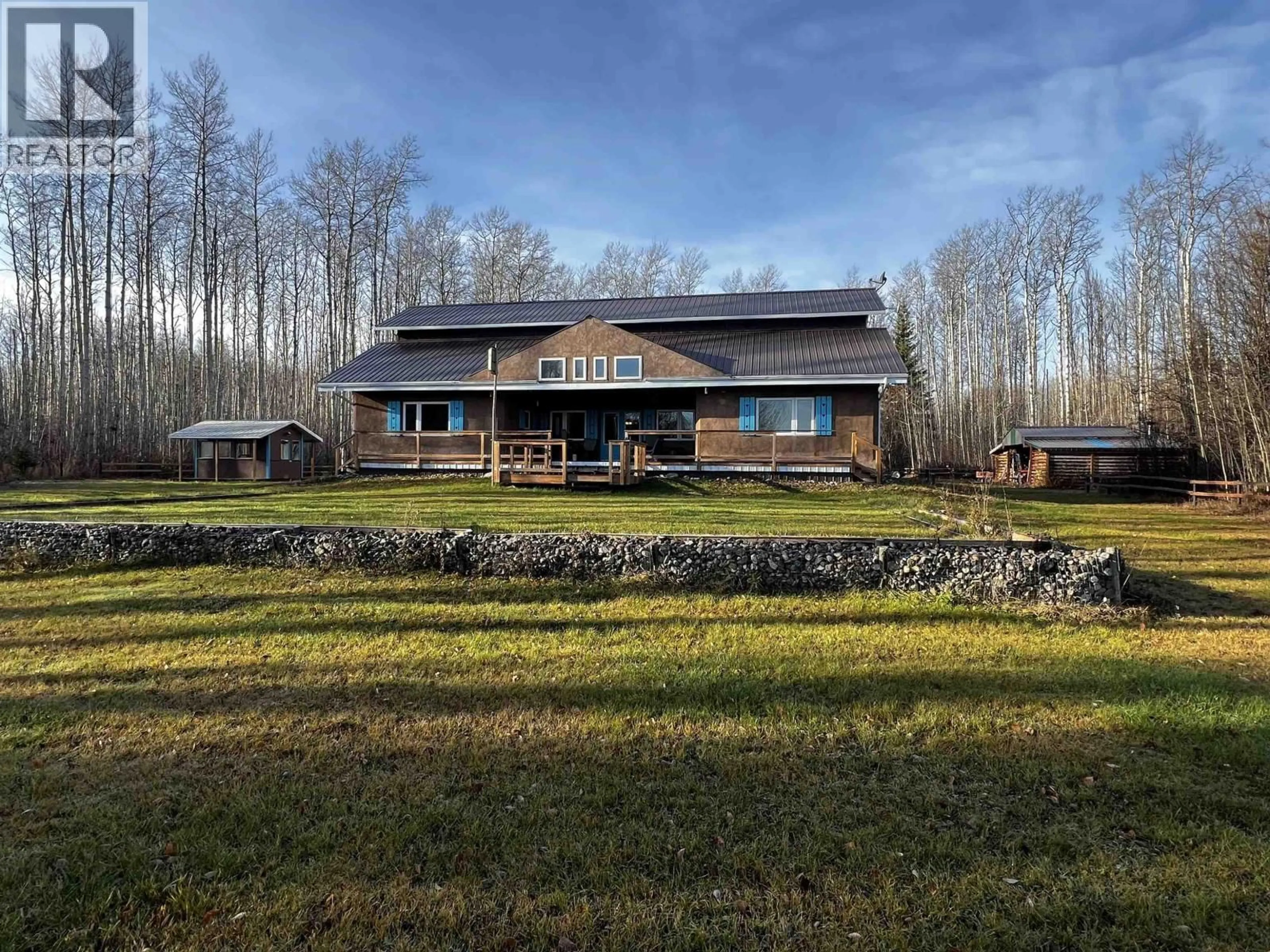 A pic from outside/outdoor area/front of a property/back of a property/a pic from drone, mountain view for 3711 MUND ROAD, Fraser Lake British Columbia V0J1S0