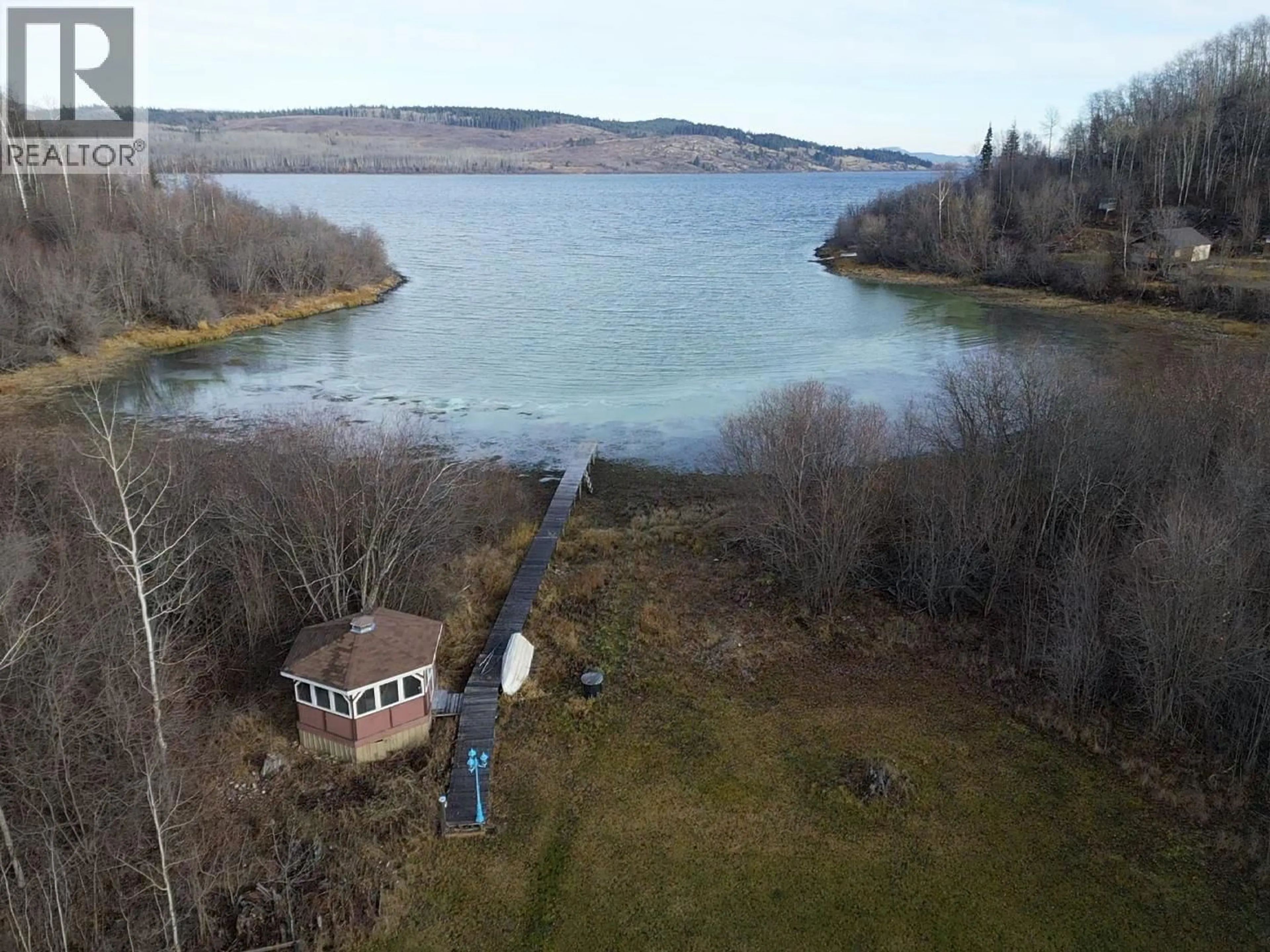 A pic from outside/outdoor area/front of a property/back of a property/a pic from drone, water/lake/river/ocean view for 3711 MUND ROAD, Fraser Lake British Columbia V0J1S0