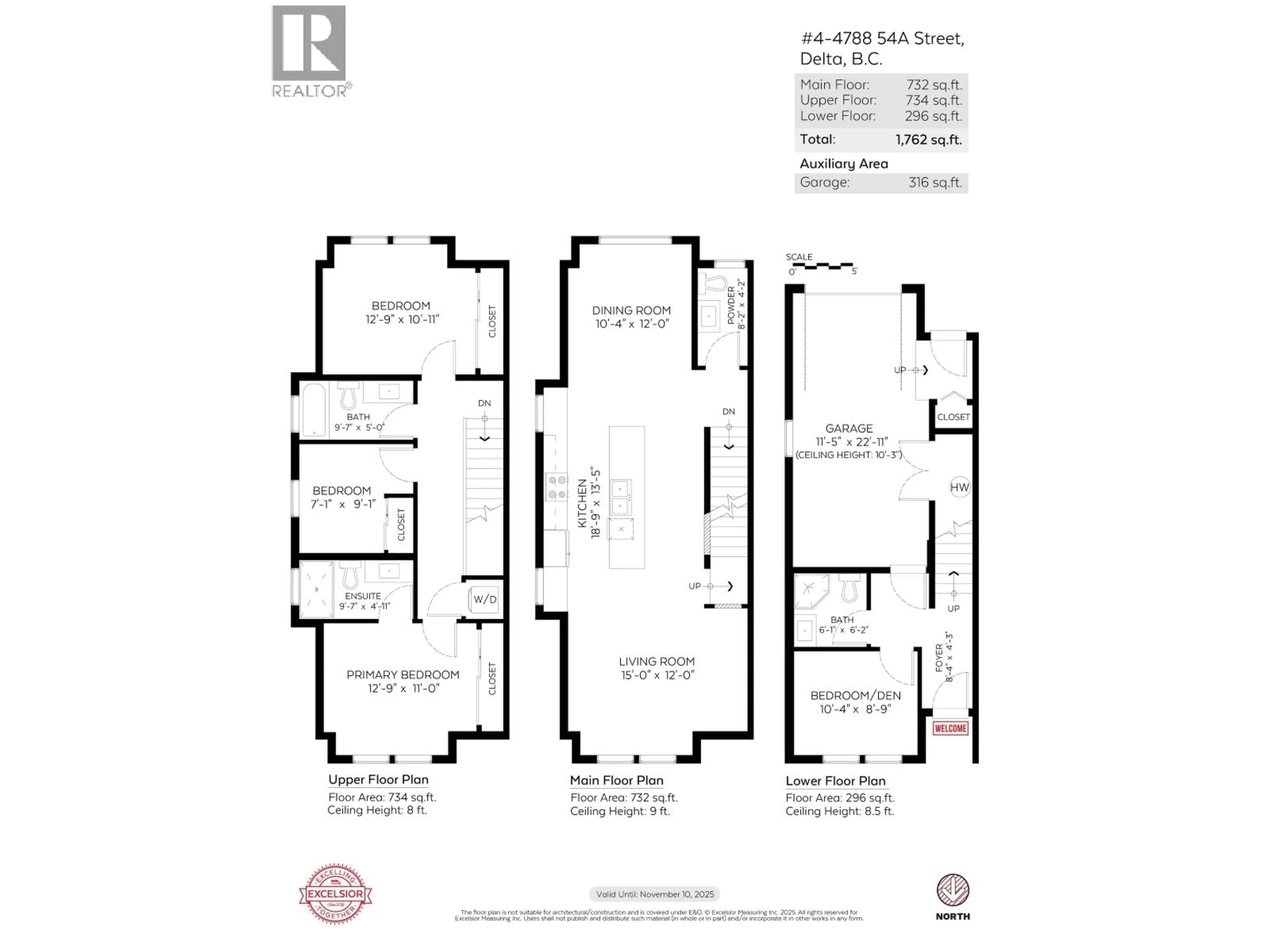 Floor plan for 1 - 4788 54A STREET, Delta British Columbia V4K3P1