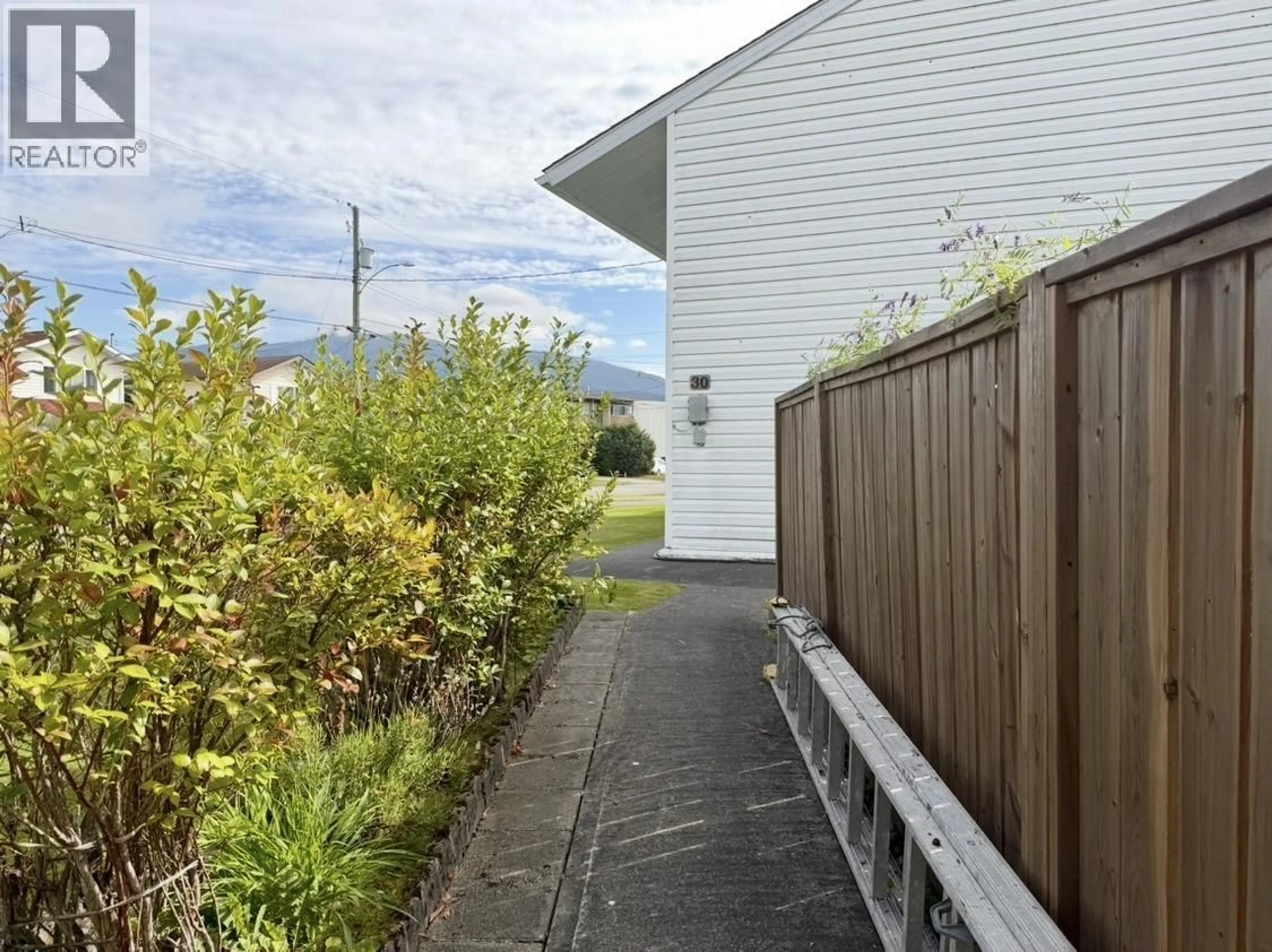 A pic from outside/outdoor area/front of a property/back of a property/a pic from drone, street for 30 HAWK STREET, Kitimat British Columbia V8C1N5
