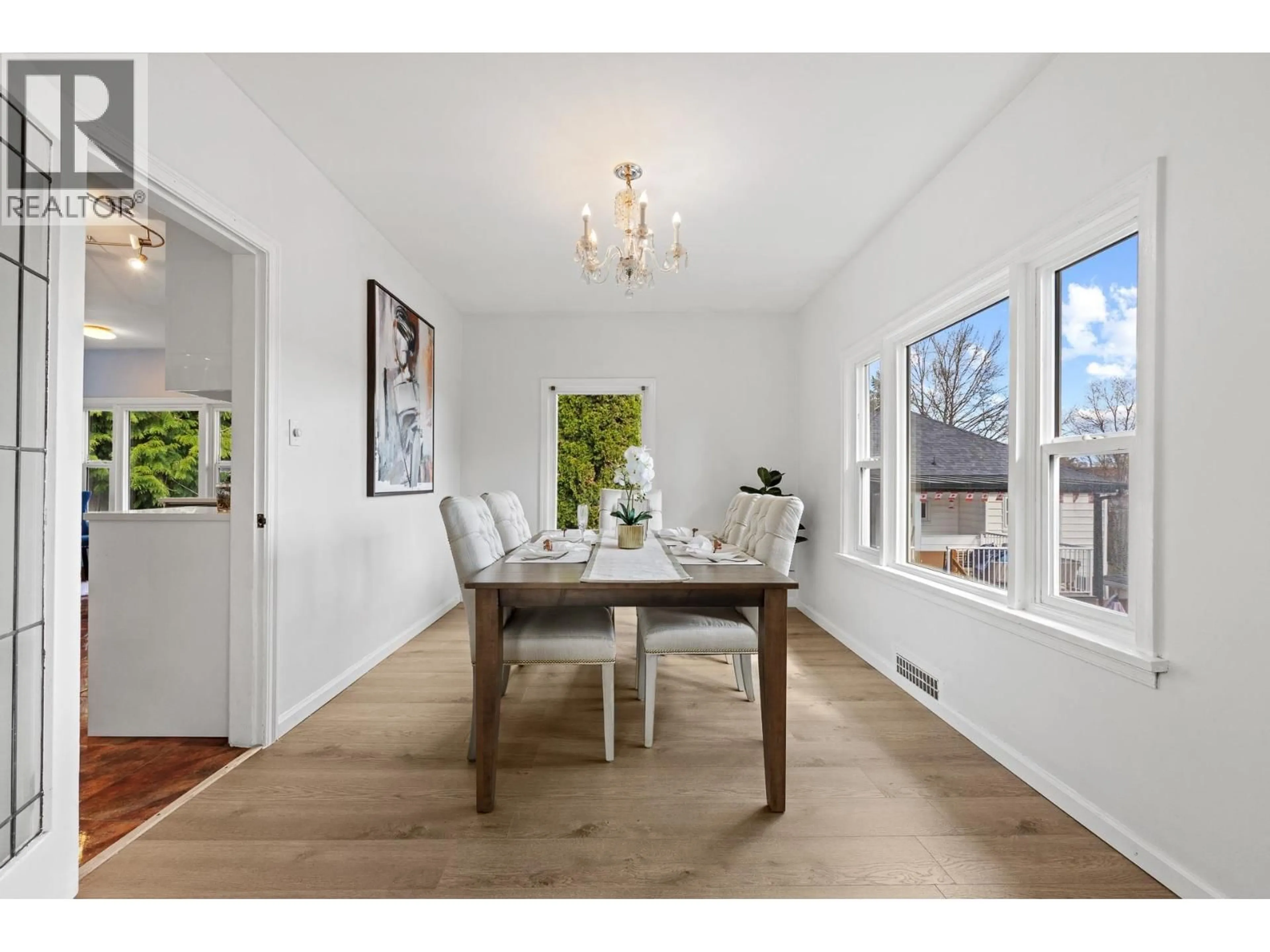 Dining room, wood/laminate floor for 341 SHERBROOKE STREET, New Westminster British Columbia V3L3M4