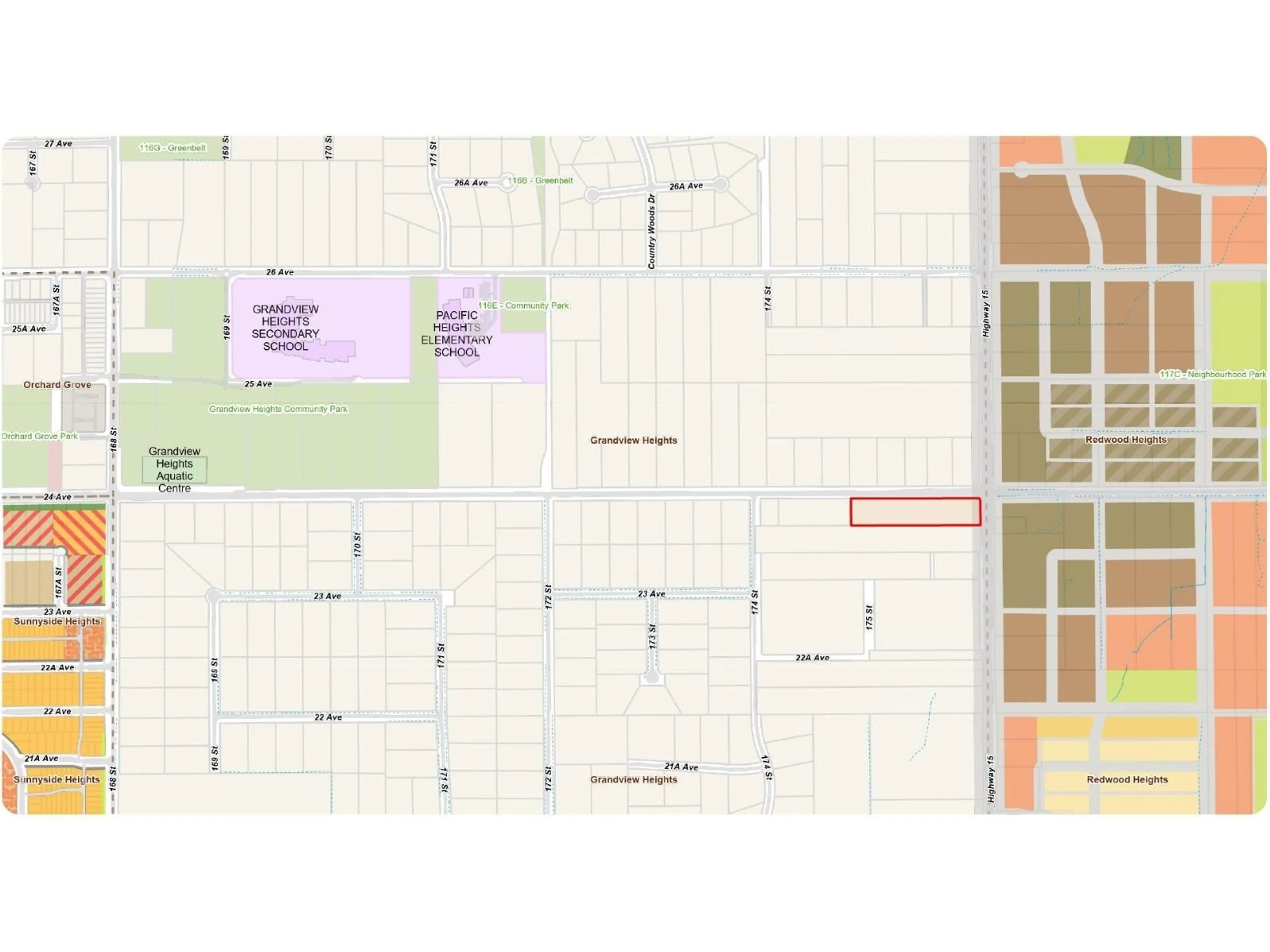 Picture of a map for 2381 176 STREET, Surrey British Columbia V3Z9V4
