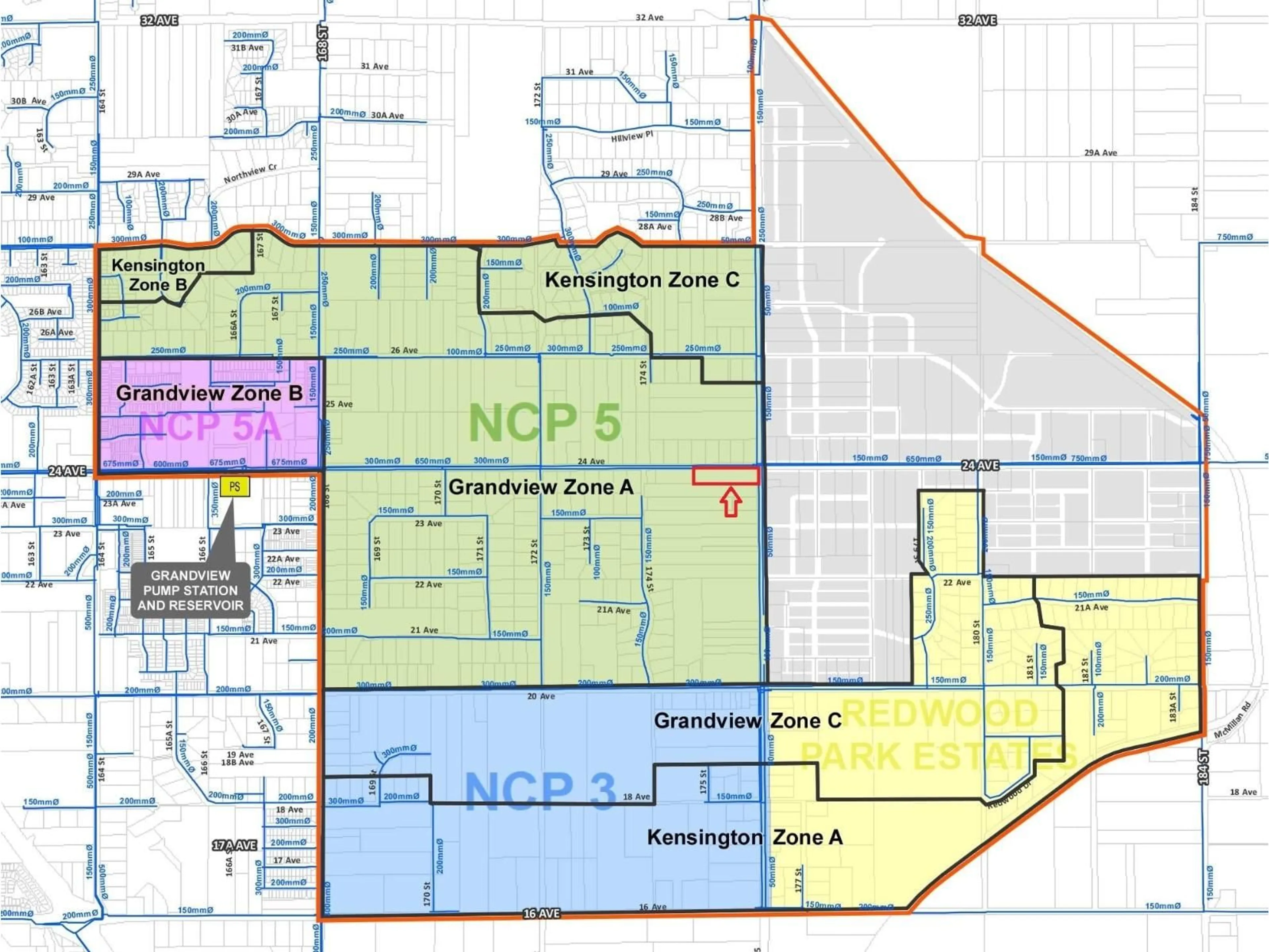 Picture of a map for 2381 176 STREET, Surrey British Columbia V3Z9V4