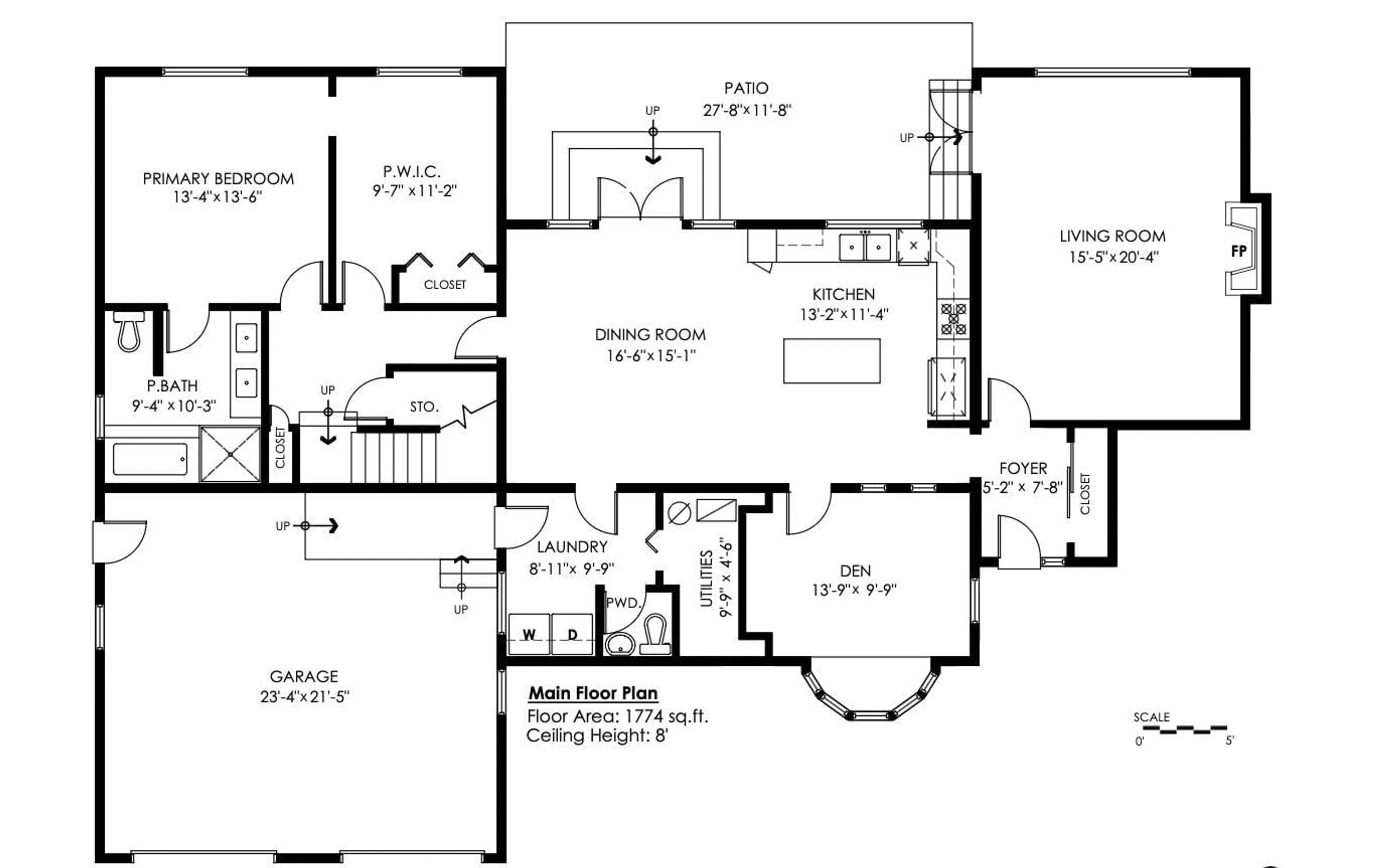 Floor plan for 12688 23 AVENUE, Surrey British Columbia V4A2C7