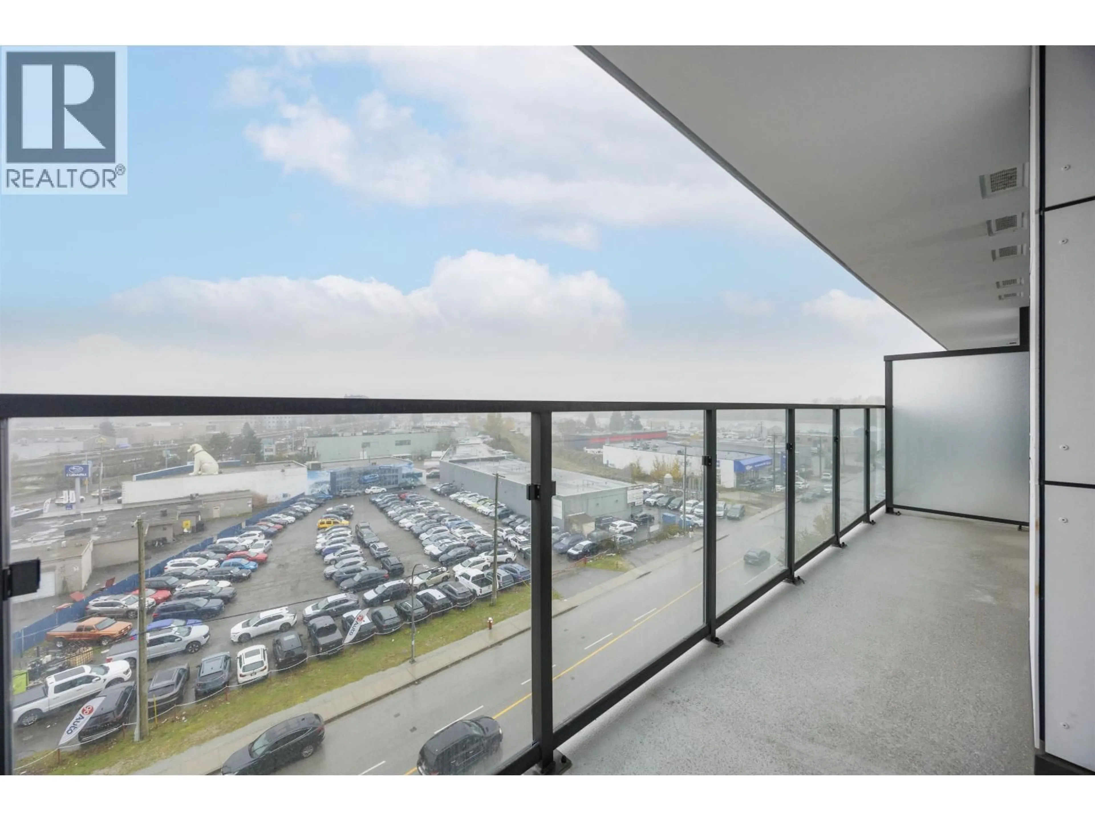 Balcony in the apartment, city buildings view from balcony for 806 - 8155 CAPSTAN WAY, Richmond British Columbia V6X0V3