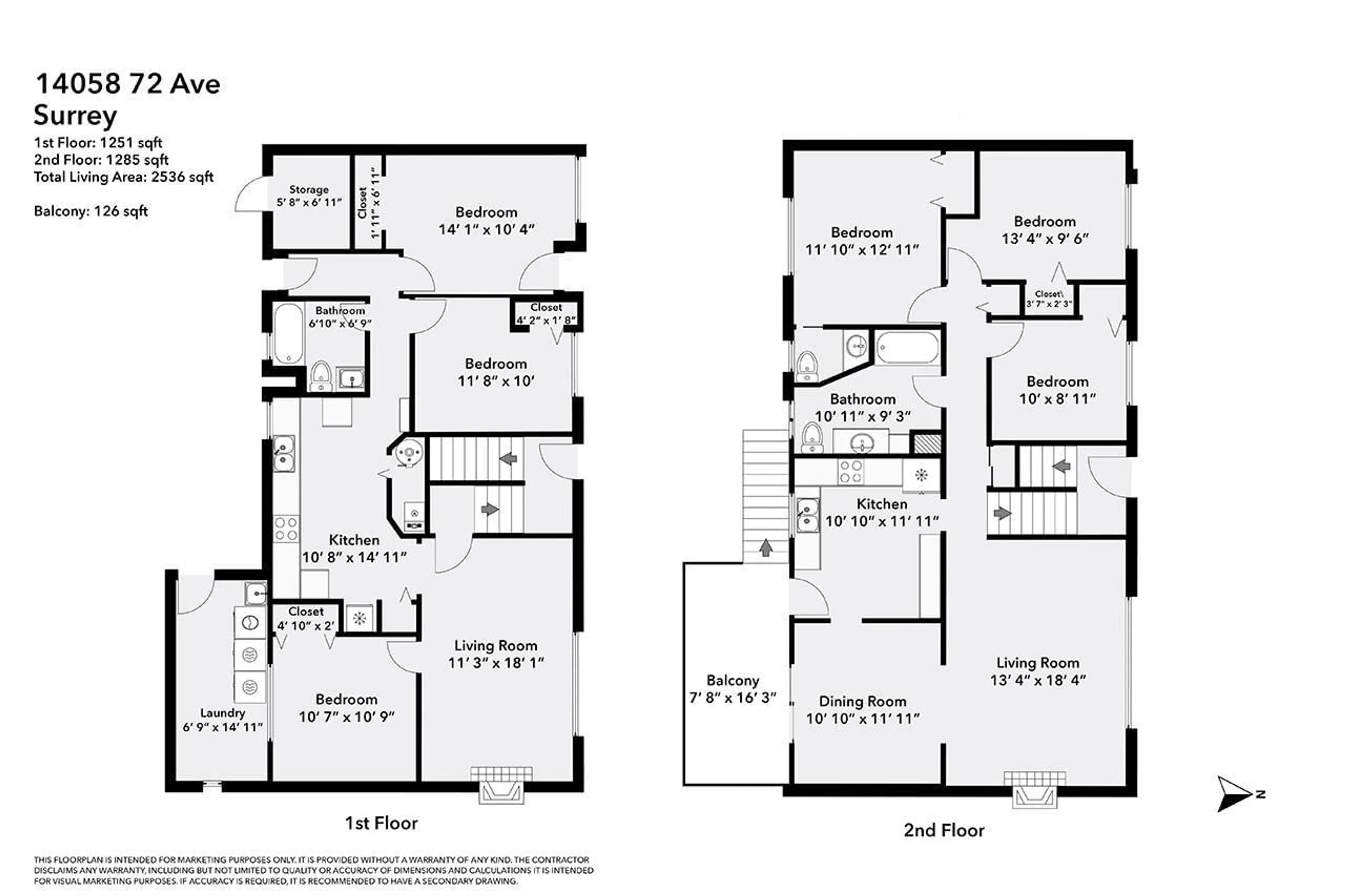 Floor plan for 14058 72 AVENUE, Surrey British Columbia V3W2P8