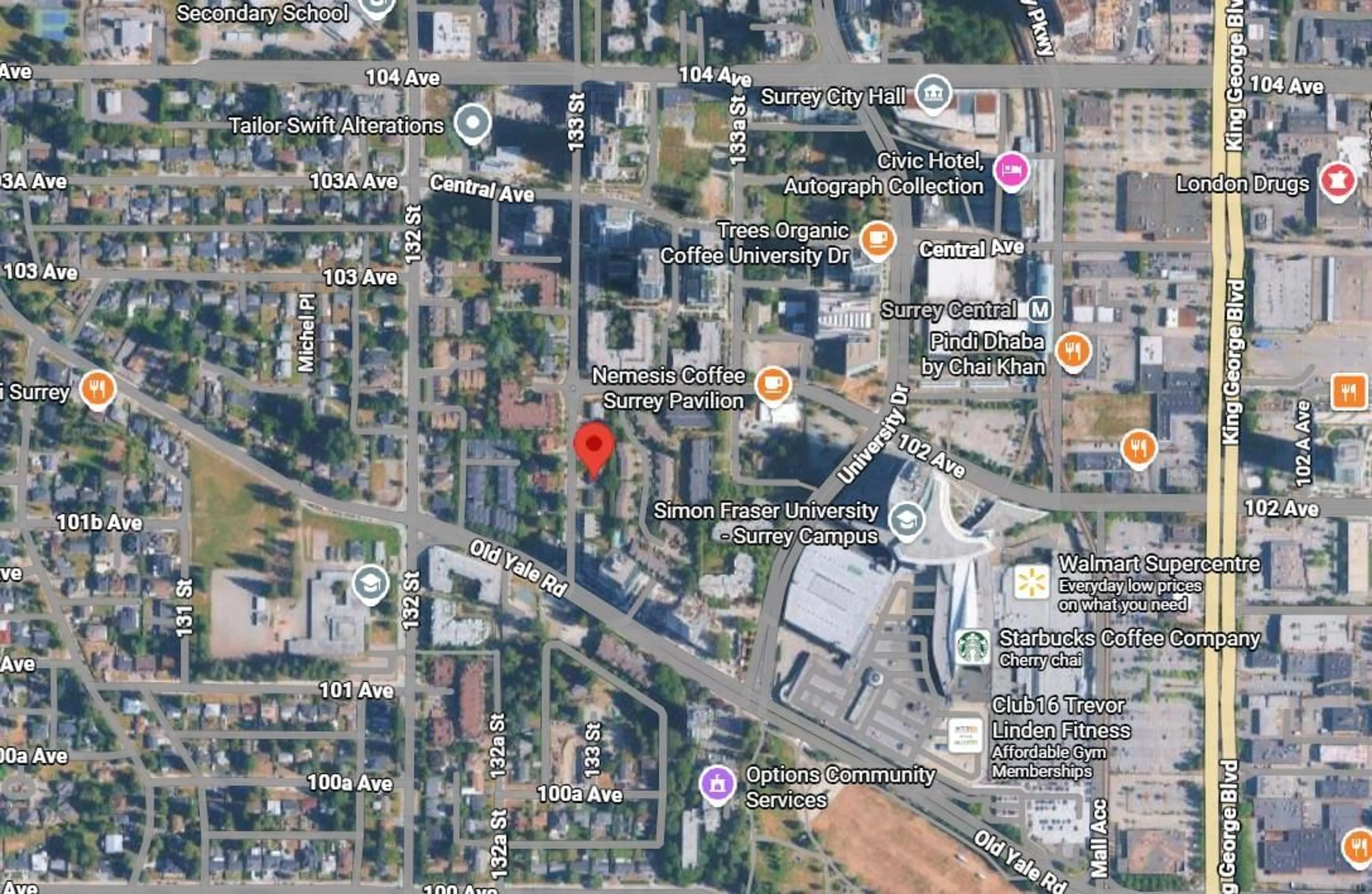 Picture of a map for 10206 133 STREET, Surrey British Columbia V3T3Y7