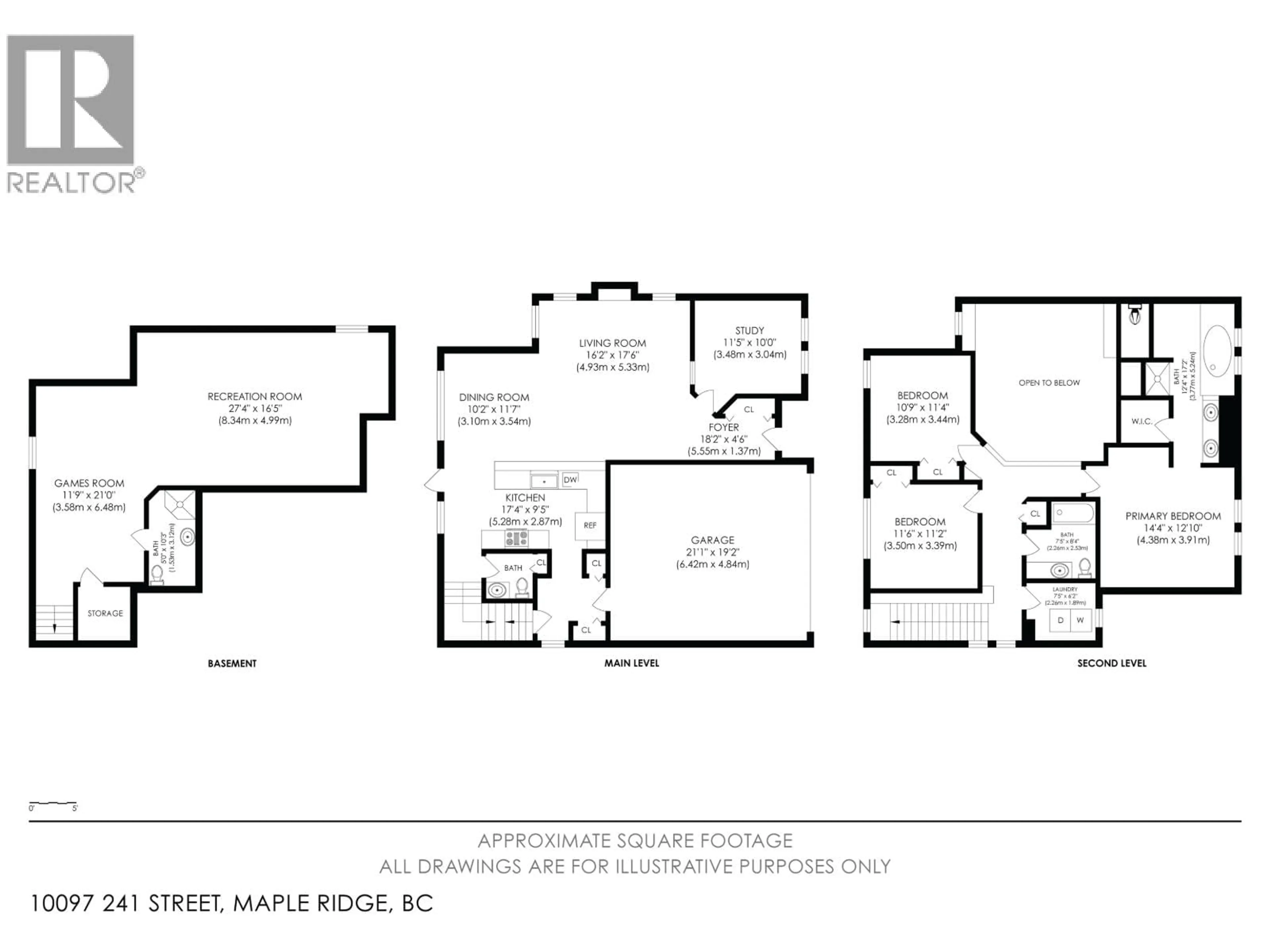 Floor plan for 10097 241 STREET, Maple Ridge British Columbia V2W2C8