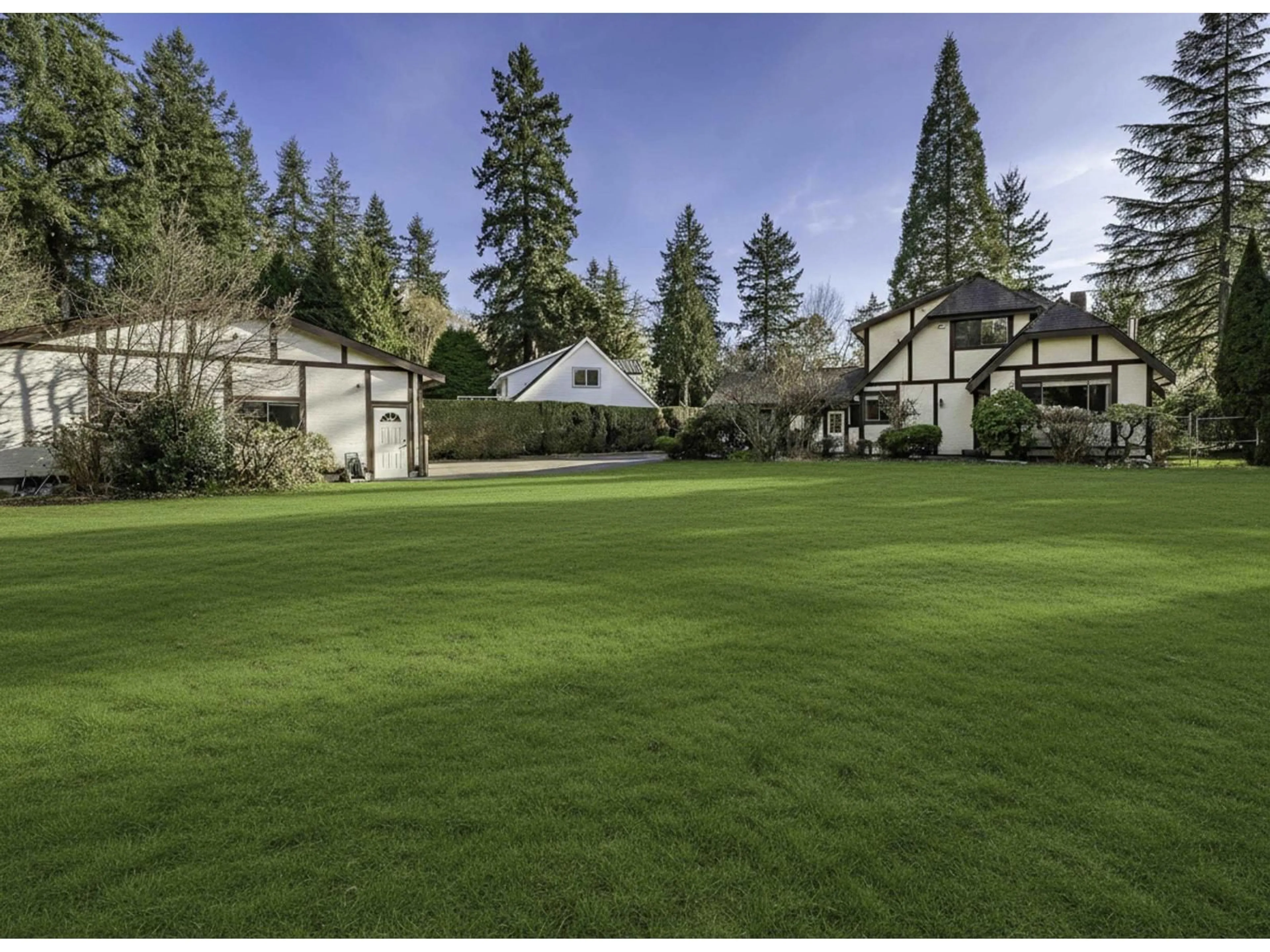 A pic from outside/outdoor area/front of a property/back of a property/a pic from drone, mountain view for 2570 142 STREET, Surrey British Columbia V4P2G3