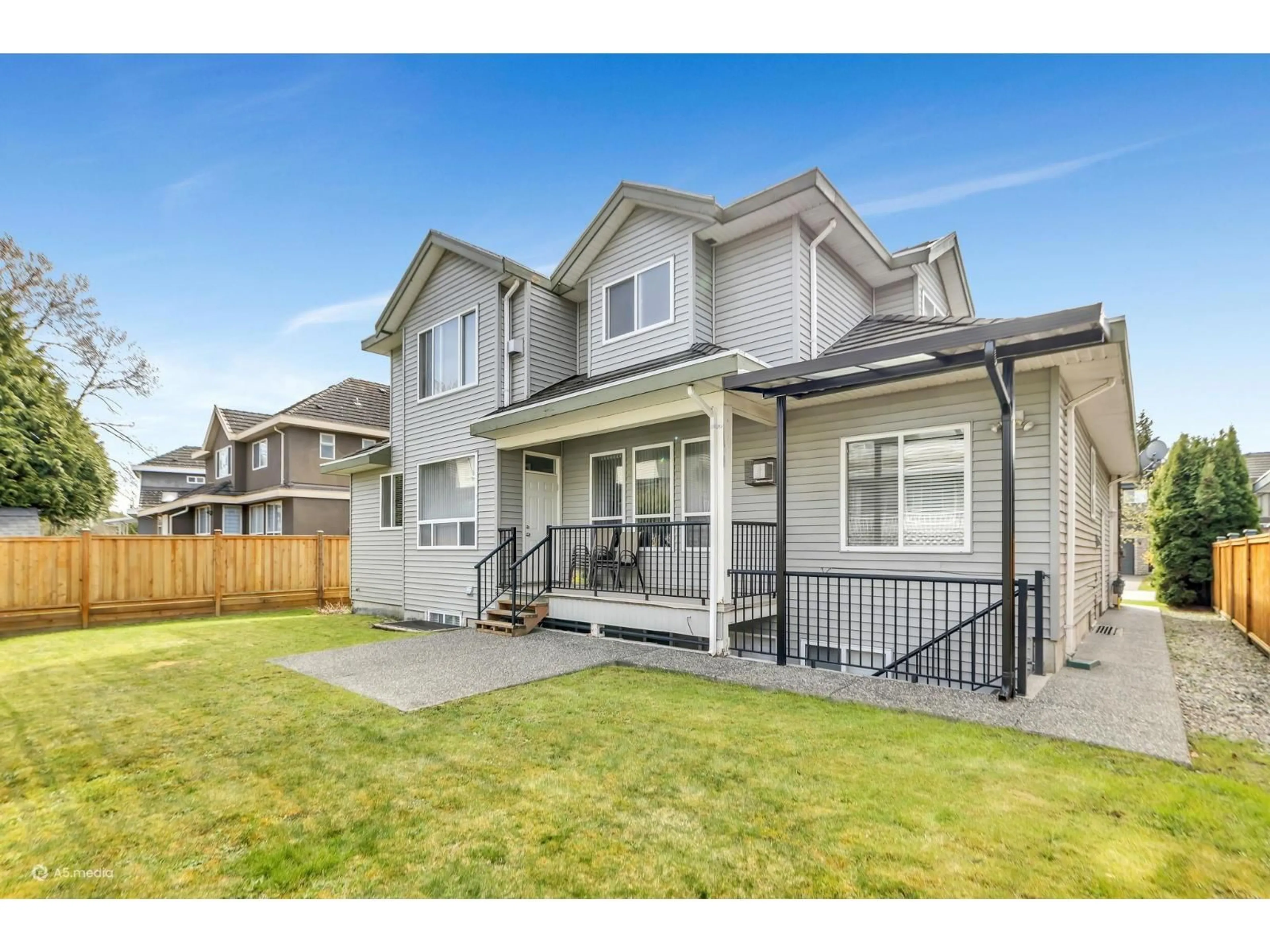 Home with vinyl exterior material, street for 16215 79A AVENUE, Surrey British Columbia V4N0M7