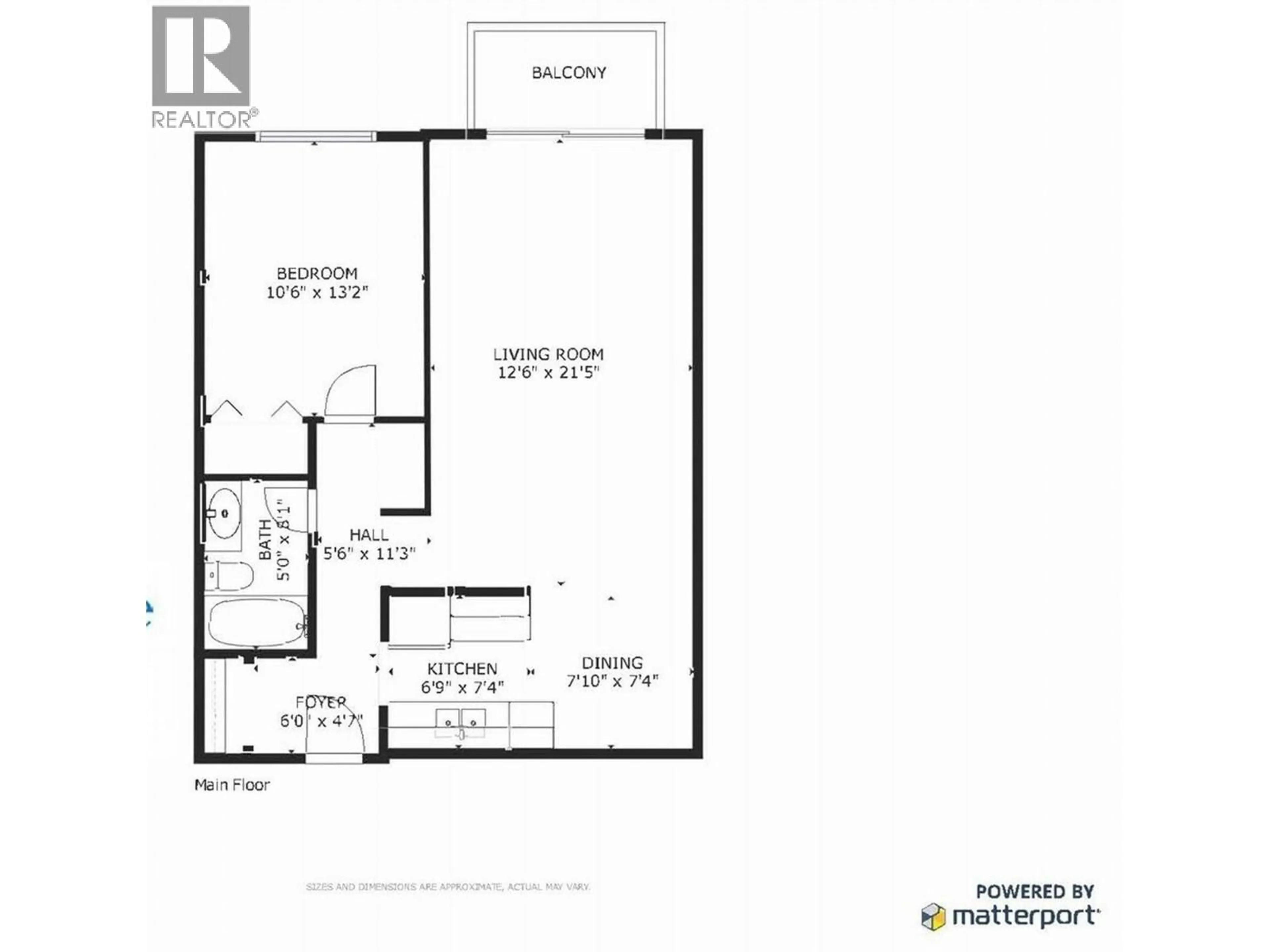 Floor plan for 212 - 780 PREMIER STREET, North Vancouver British Columbia V7J2G8