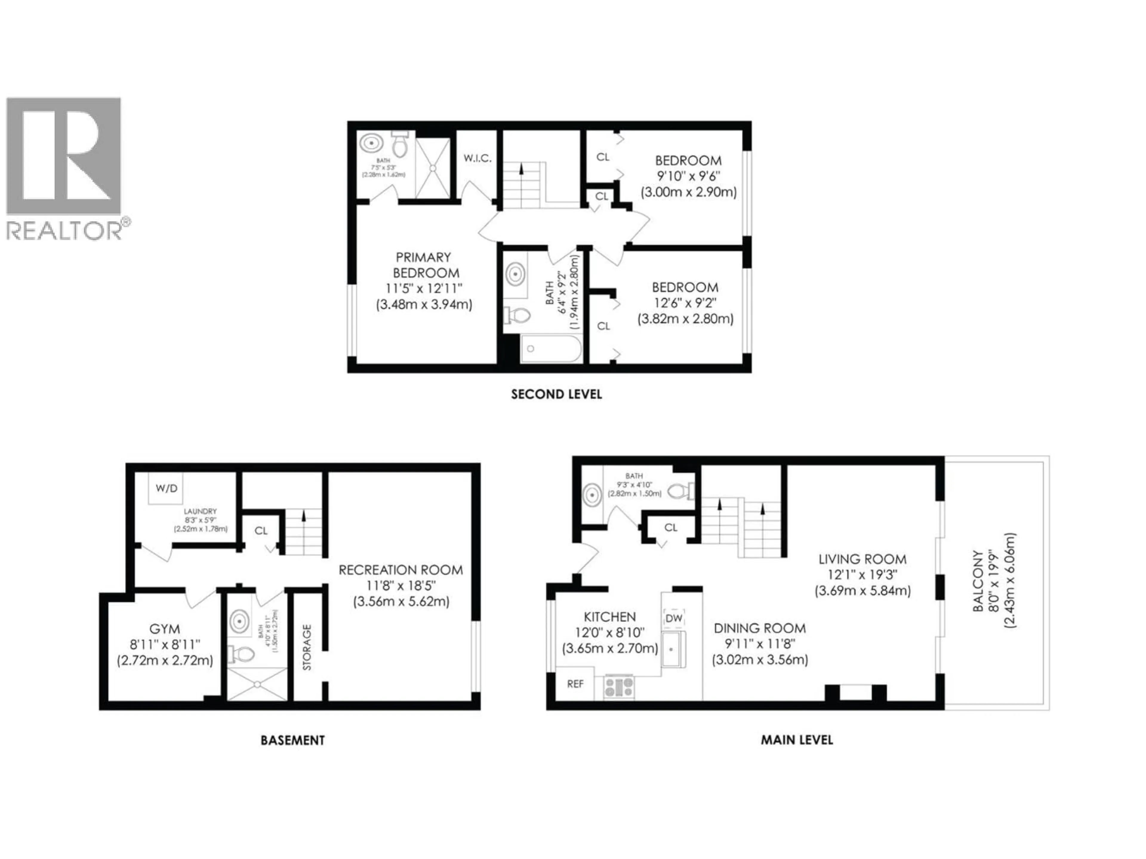 Floor plan for 9016 ALTAIR PLACE, Burnaby British Columbia V3J1A7