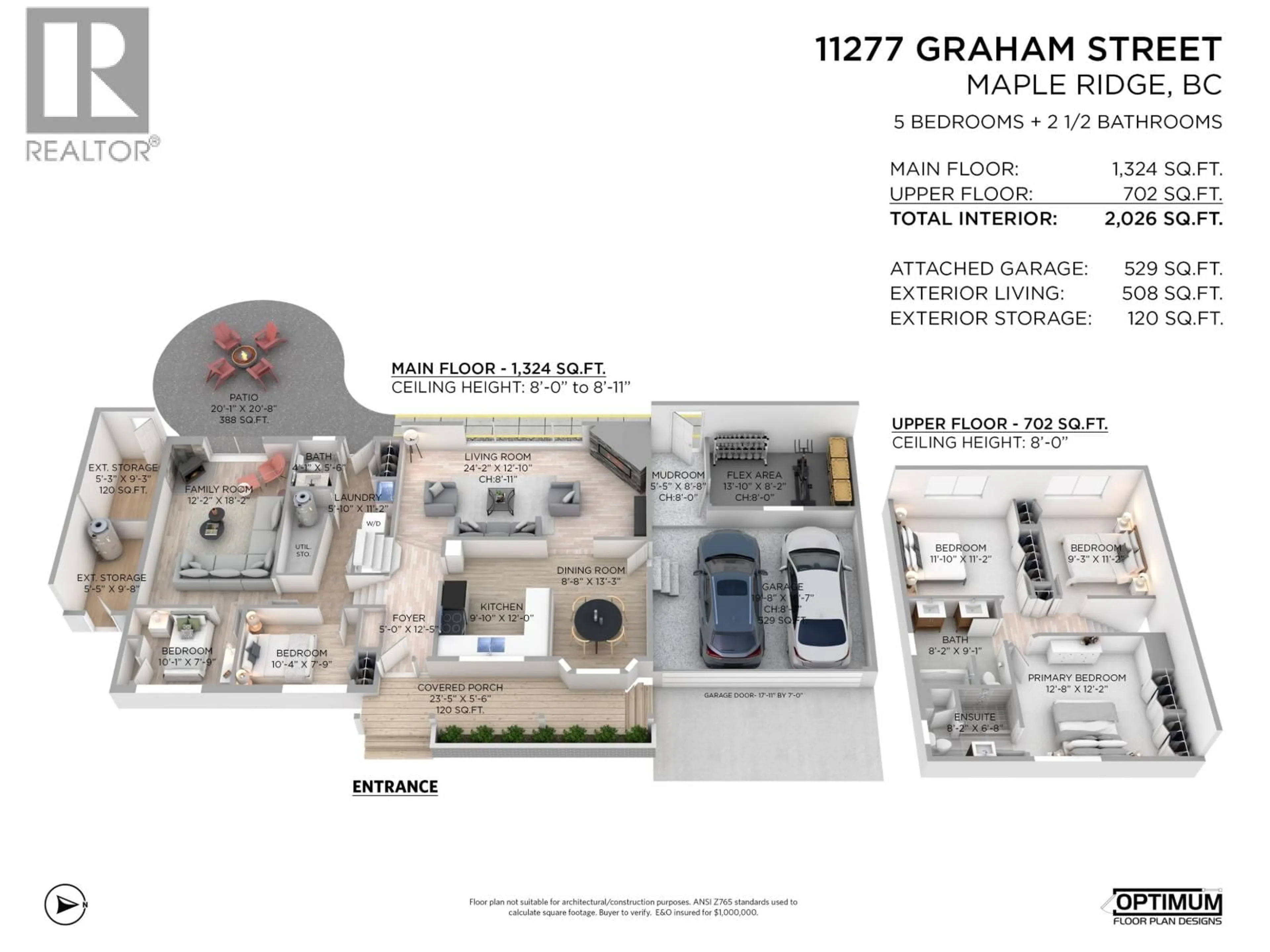 Floor plan for 11277 GRAHAM STREET, Maple Ridge British Columbia V2W1M9